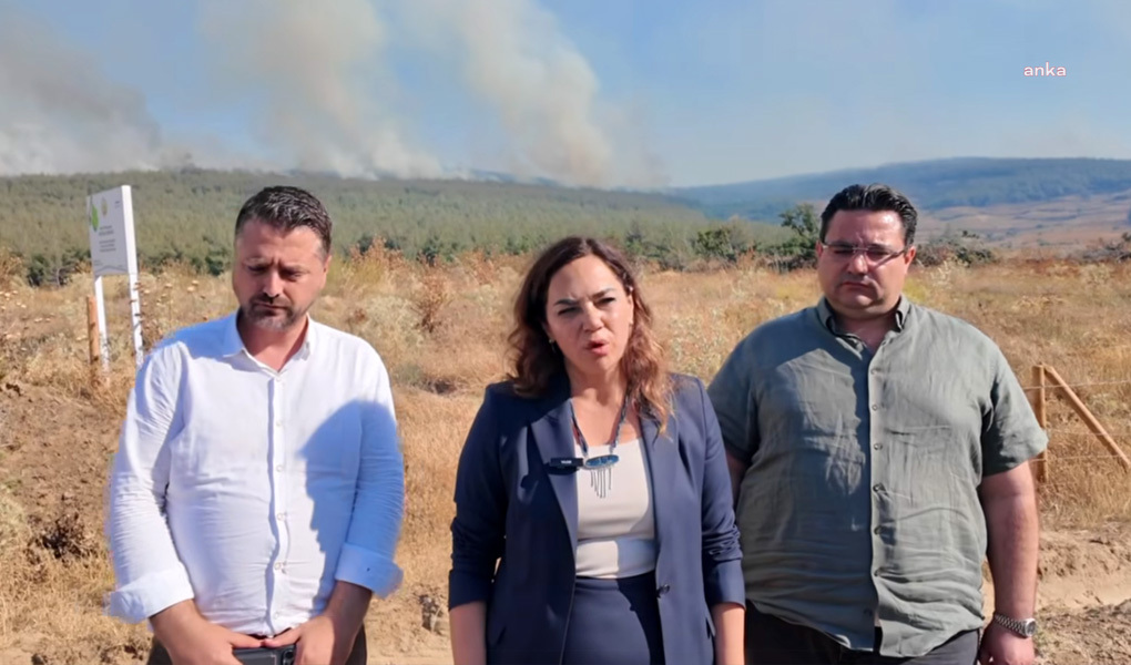 Tekirdağ Büyükşehir Belediye Başkanı Yüceer'den Şarköy'deki orman yangını için çağrı: "Acil olarak havadan müdahale gerekiyor"