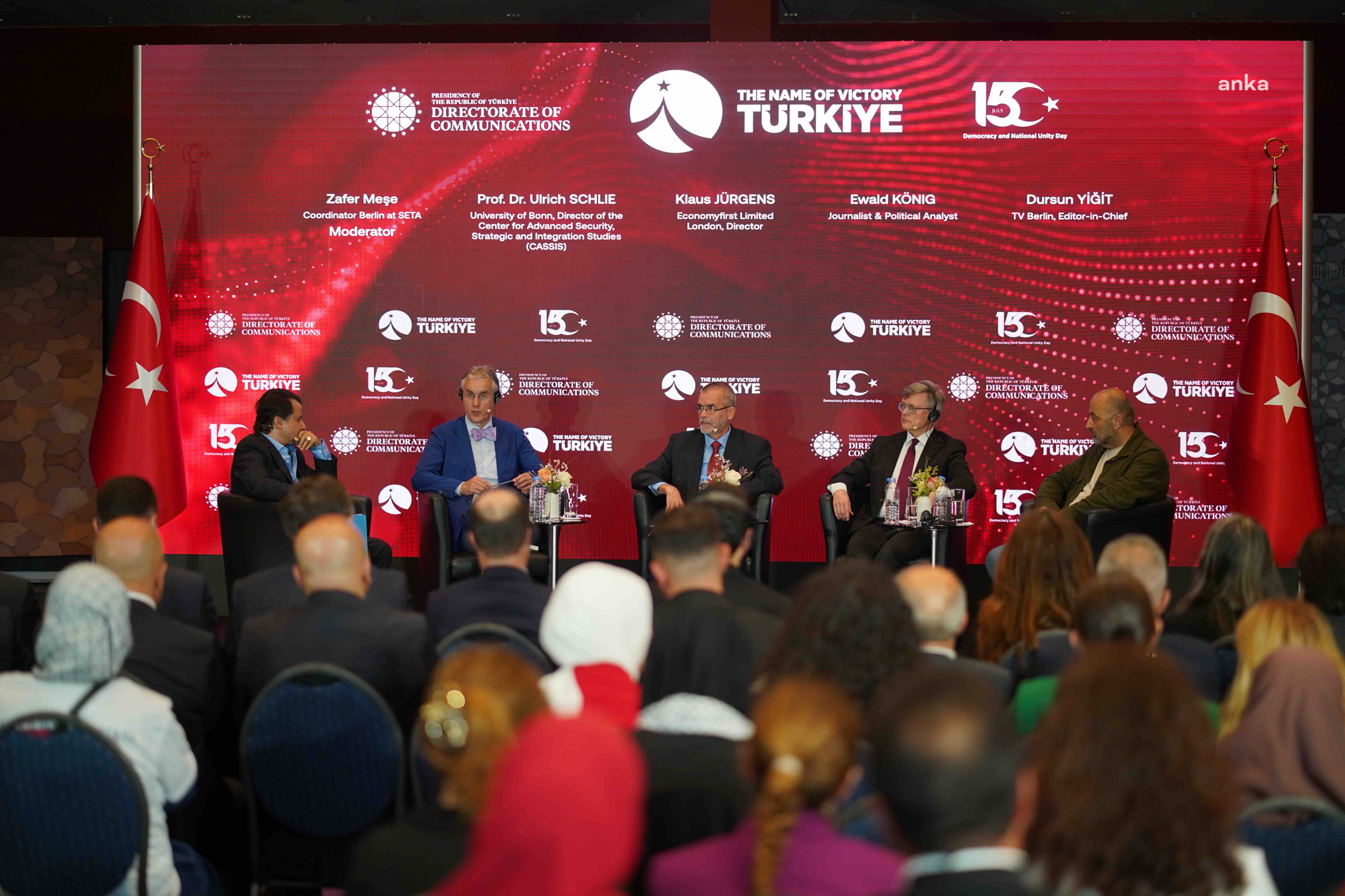 Berlin’de 15 Temmuz Demokrasi ve Millî Birlik Günü nedeniyle panel düzenlendi