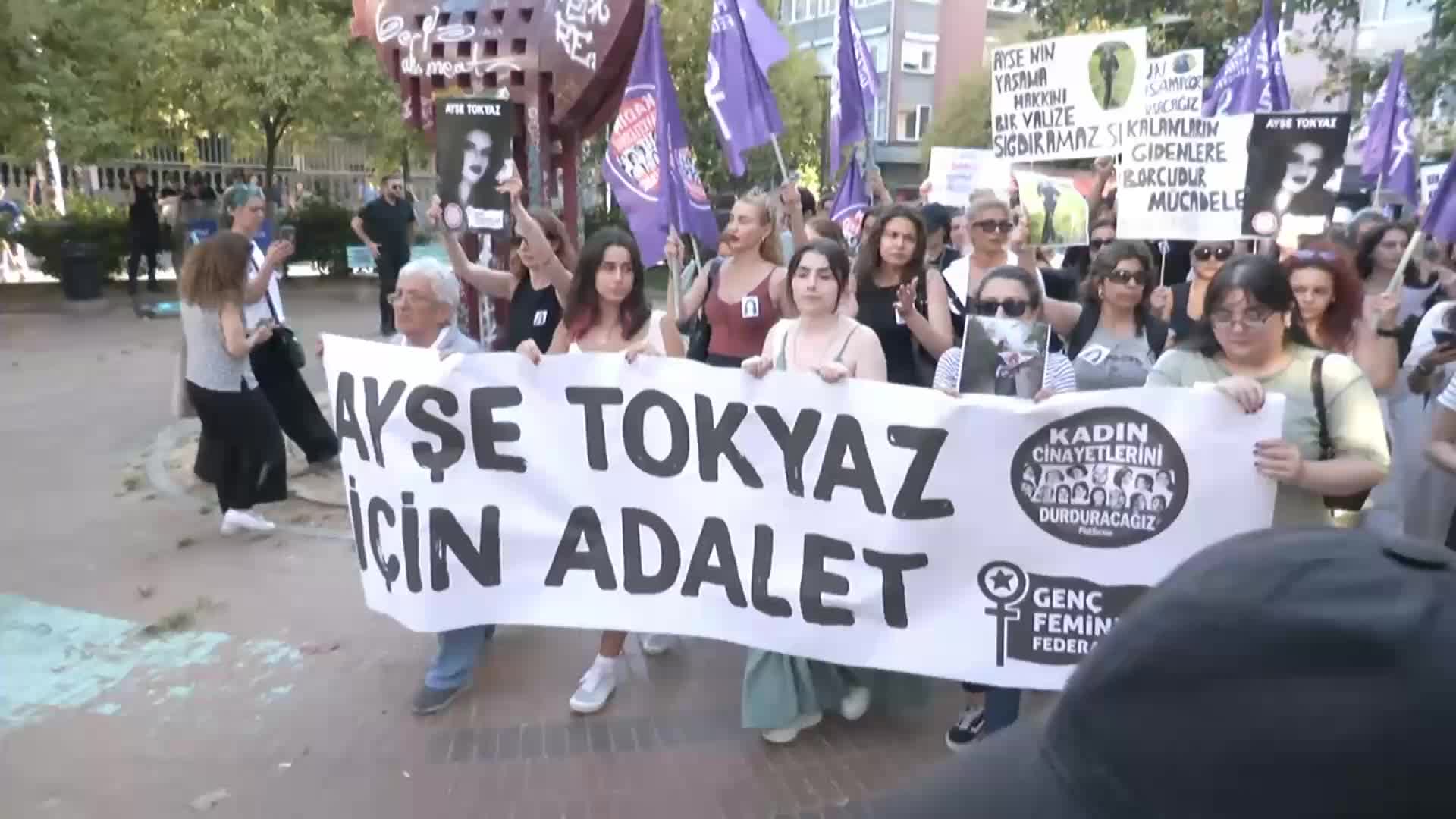 Kadın örgütleri Ayşe Tokyaz için yürüdü: Hangi memur Ayşe’nin ikizini karakoldan çevirdiyse, o gün vardiyada hangi memur varsa onlar ve amirleri yargılansın istiyoruz