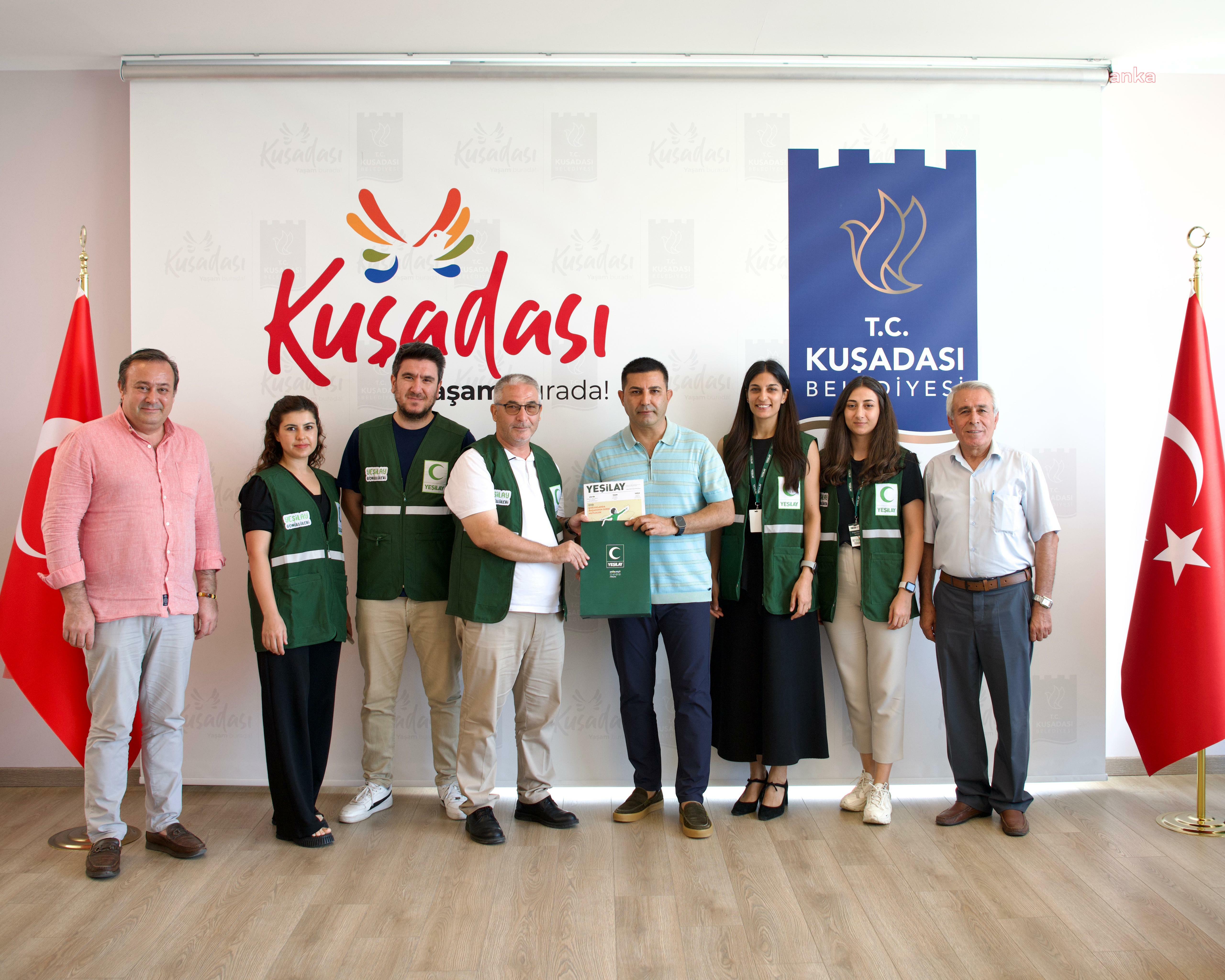 Yeşilay'dan Kuşadası Belediyesi'ne ziyaret