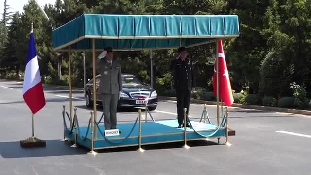 Genelkurmay Başkanı Gürak, Fransız mevkidaşı Burkhard’la Genelkurmay Karargahında görüştü