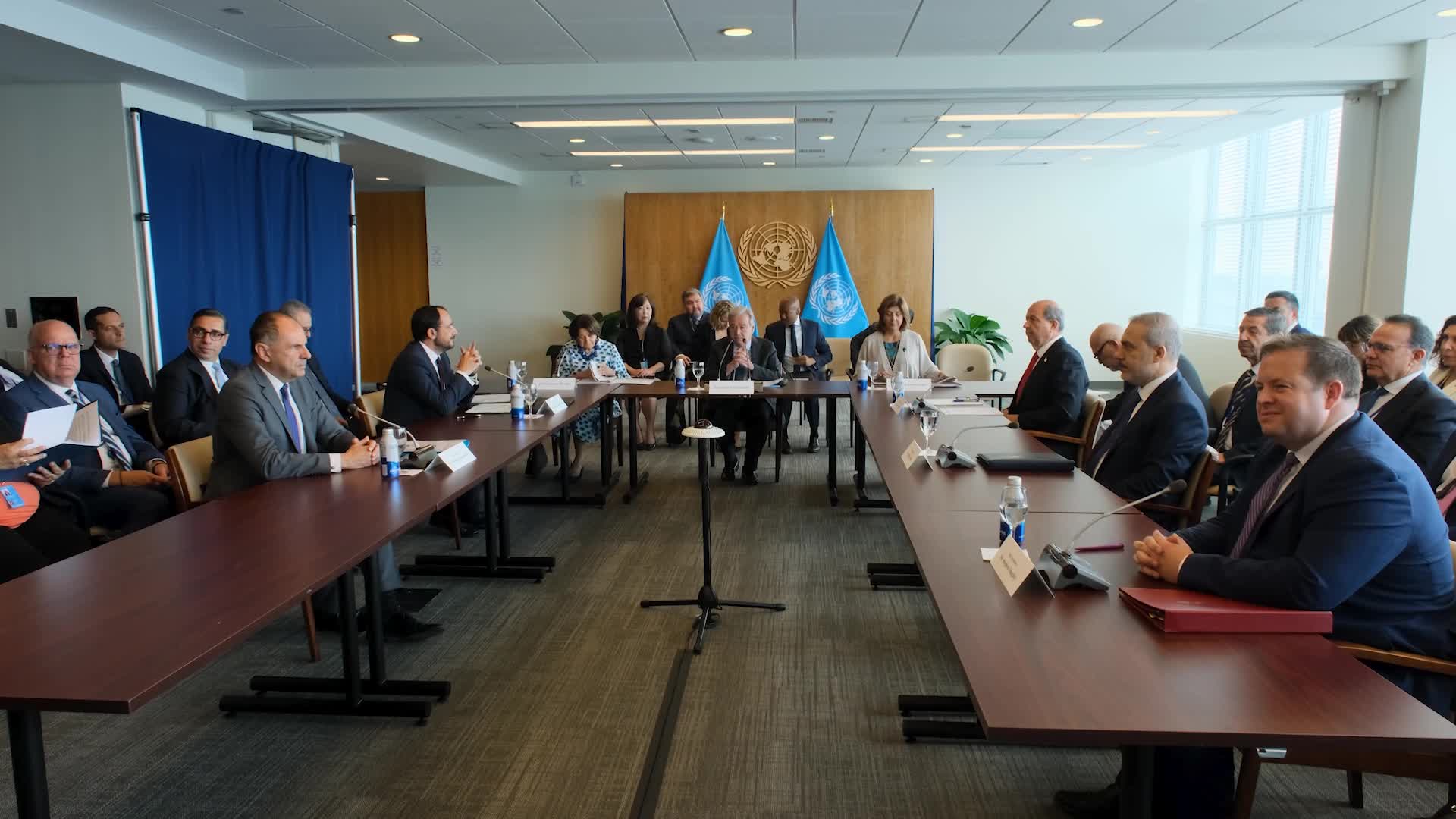 Dışişleri Bakanı Fidan, New York'ta Kıbrıs konulu genişletilmiş formatlı gayriresmi toplantıya katıldı