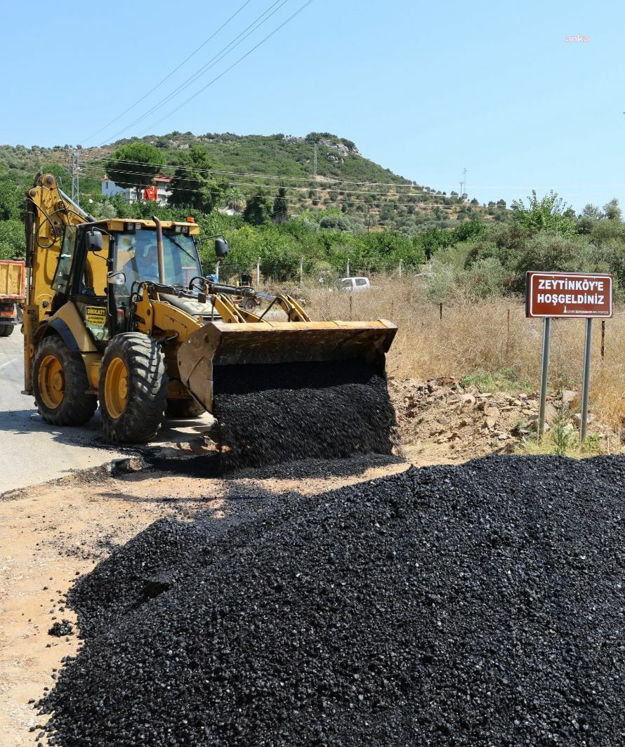Efes Selçuk Belediyesi, Barutçu ile Zeytinköy’ü kapsayan güzergâhtaki asfalt onarım çalışmalarını tamamladı