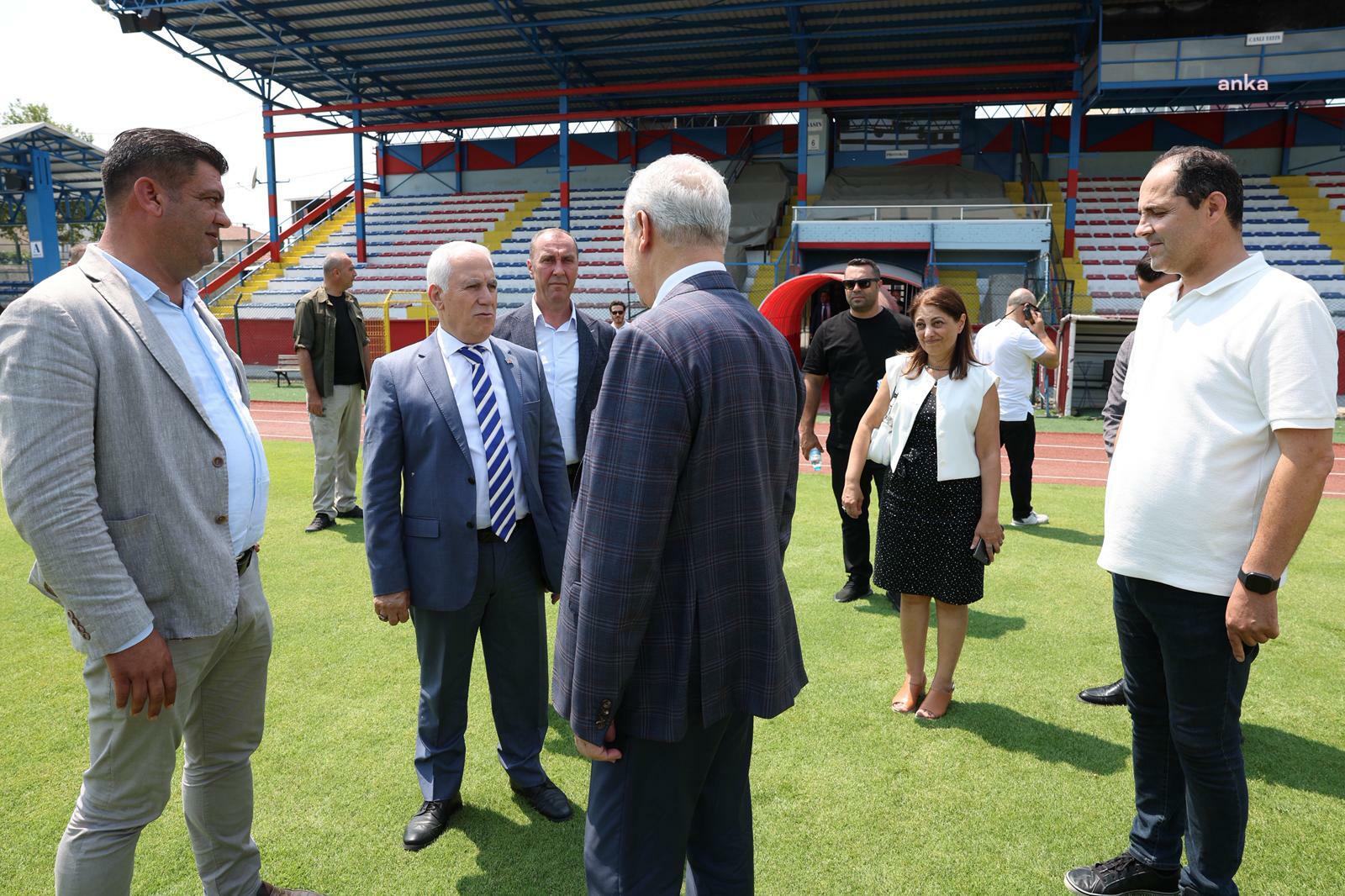 Bursa Büyükşehir Belediyesi, Mustafakemalpaşa İlçe Stadı’nı yeniledi