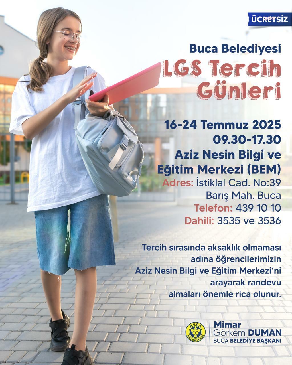 Buca’da LGS Tercih Günleri sürüyor