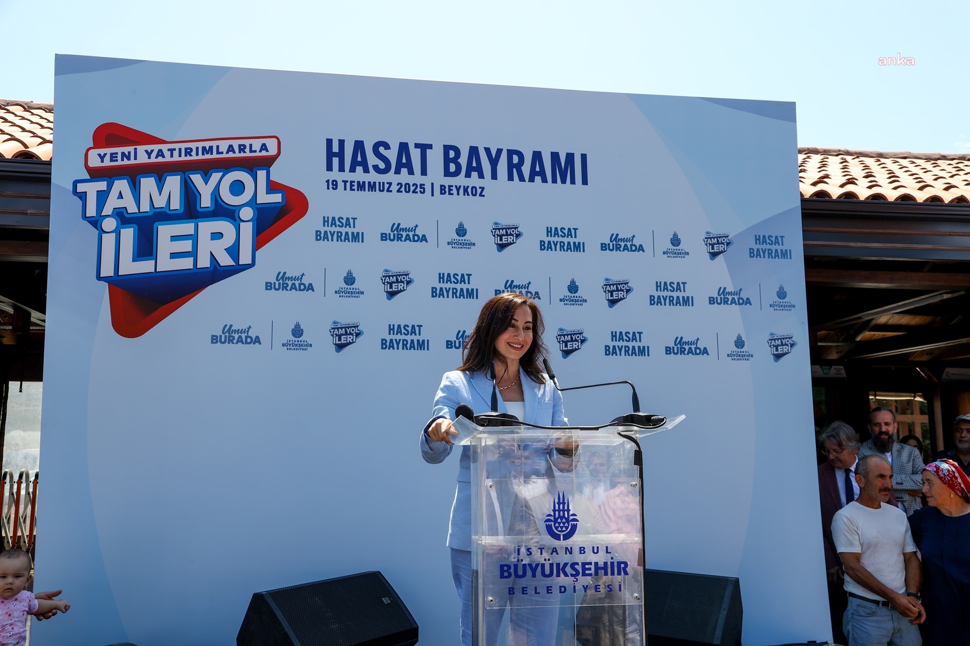 İstanbul'da çiftçilere dağıtılan fidelerin ilk hasadı yapıldı