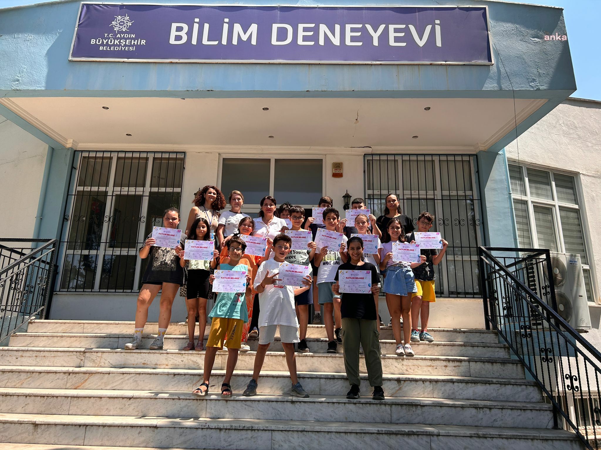 Aydın’da çocuklar yaz tatilinde bilimle buluşuyor