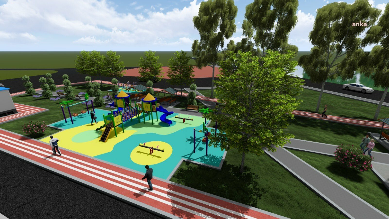 Yüreğir Belediyesi'nden Özgür Mahallesi’ne 2 bin 500 metrekarelik yeni park
