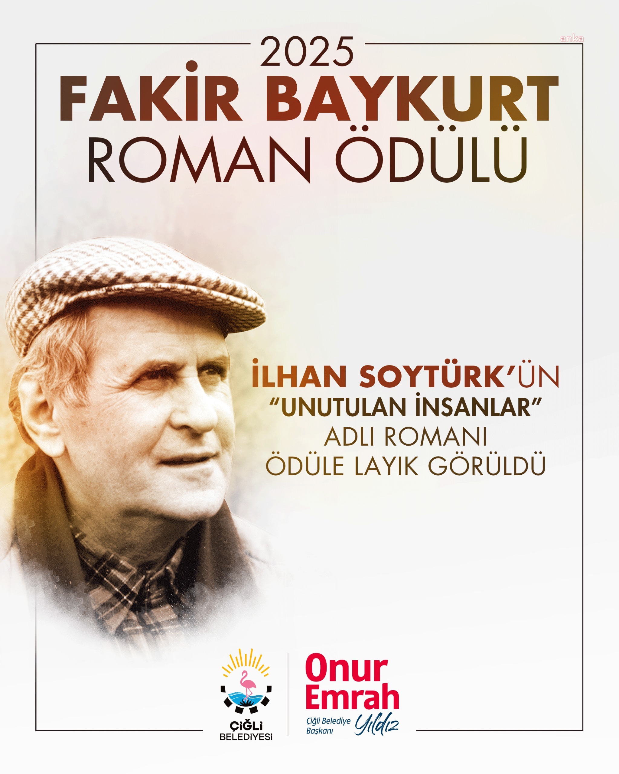 Çiğli Belediyesi Fakir Baykurt Roman Ödülü’nün sahibi belli oldu