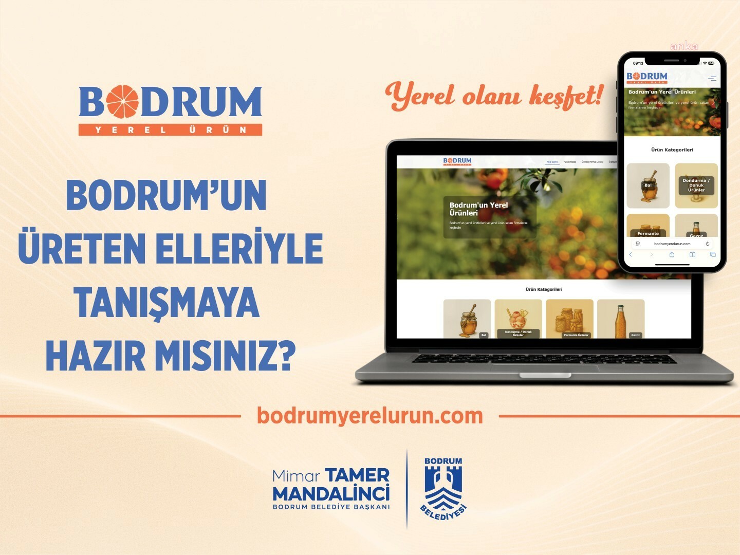 Bodrum Belediyesi'nden yerel üreticiye dijital destek: “Bodrum Yerel Ürün" platformu açıldı
