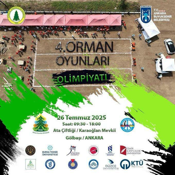 Orman Oyunları Olimpiyatı Ankara’da başlıyor