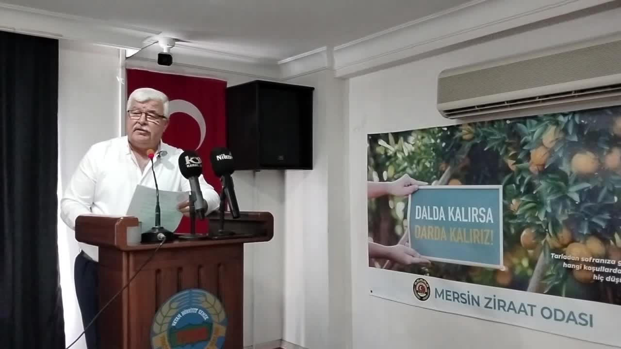 Mersin Ziraat Odası Başkanı Musa Yılmaz: Bir kilogram meyve fiyatına sadece yarım ekmek alabilmekteyiz