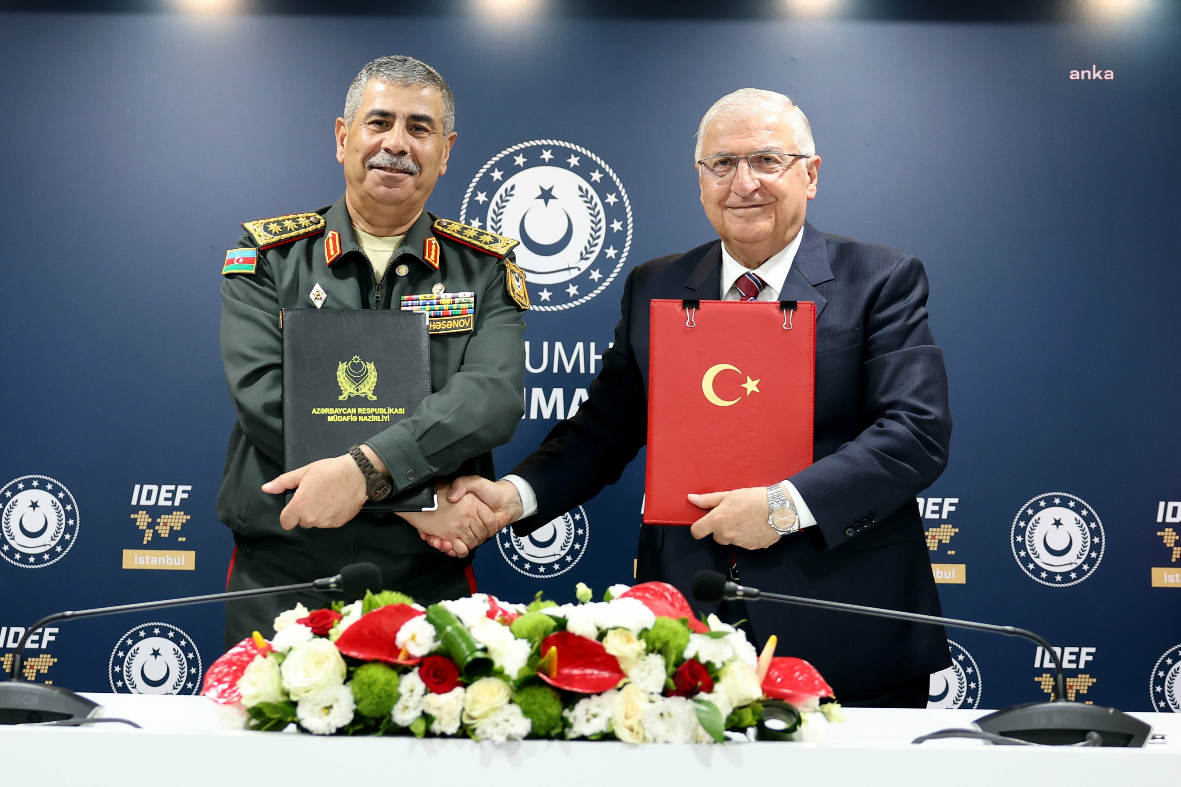 Türkiye ile Azerbaycan arasında "Askeri Güvenlik Mutabakatı" imzalandı