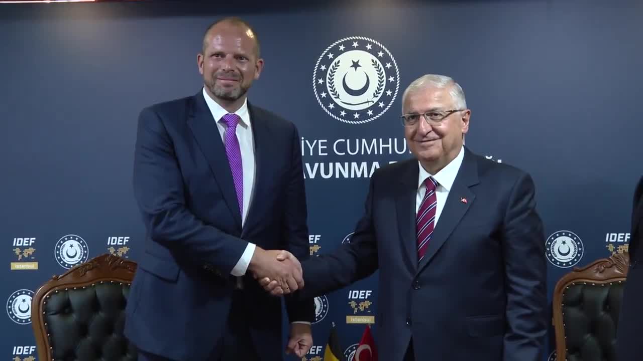 Bakan Güler, Belçikalı ve Slovenyalı mevkidaşlarıyla görüştü
