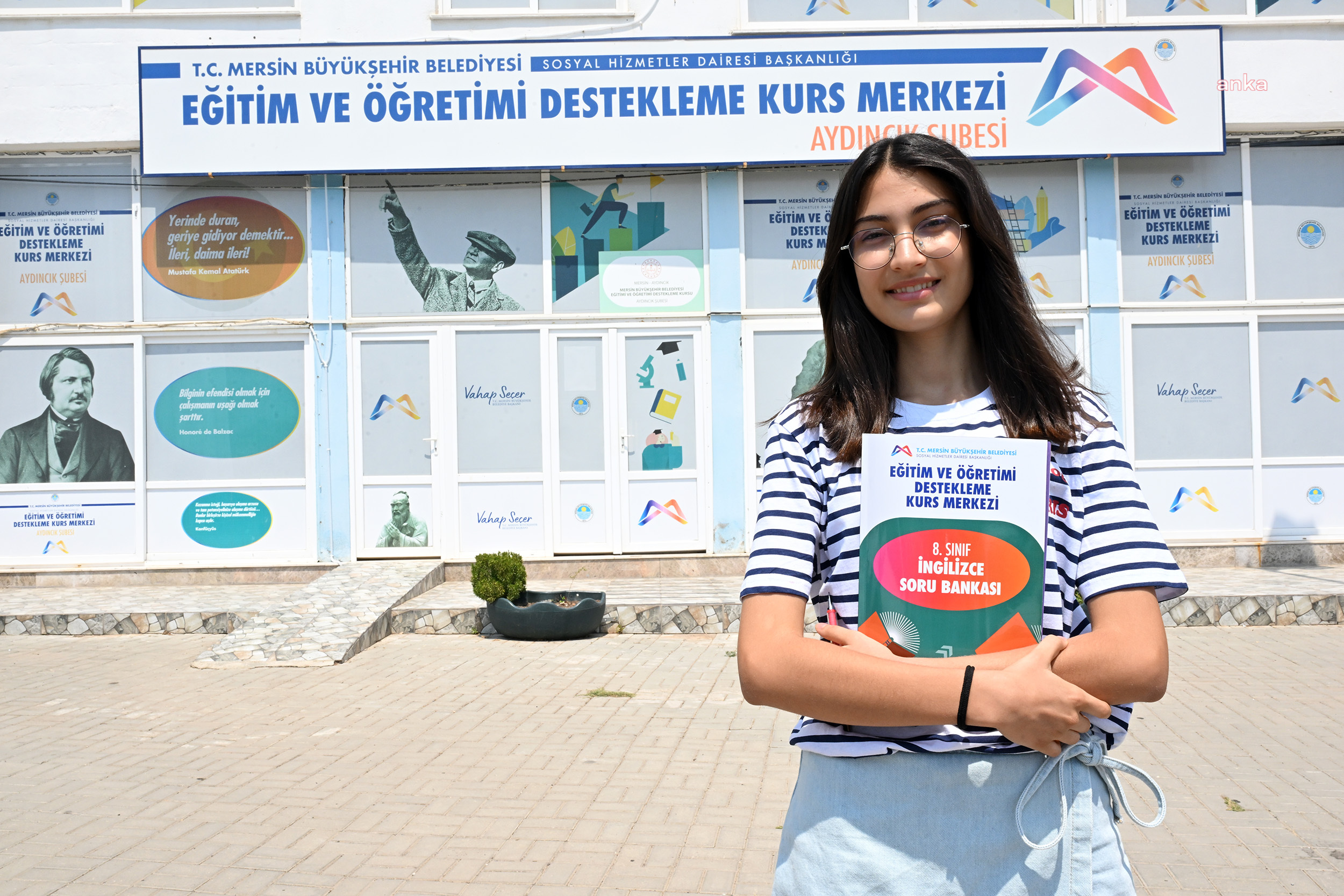 LGS Aydıncık birincisi, Mersin Büyükşehir Belediyesi Kurs Merkezi’nden