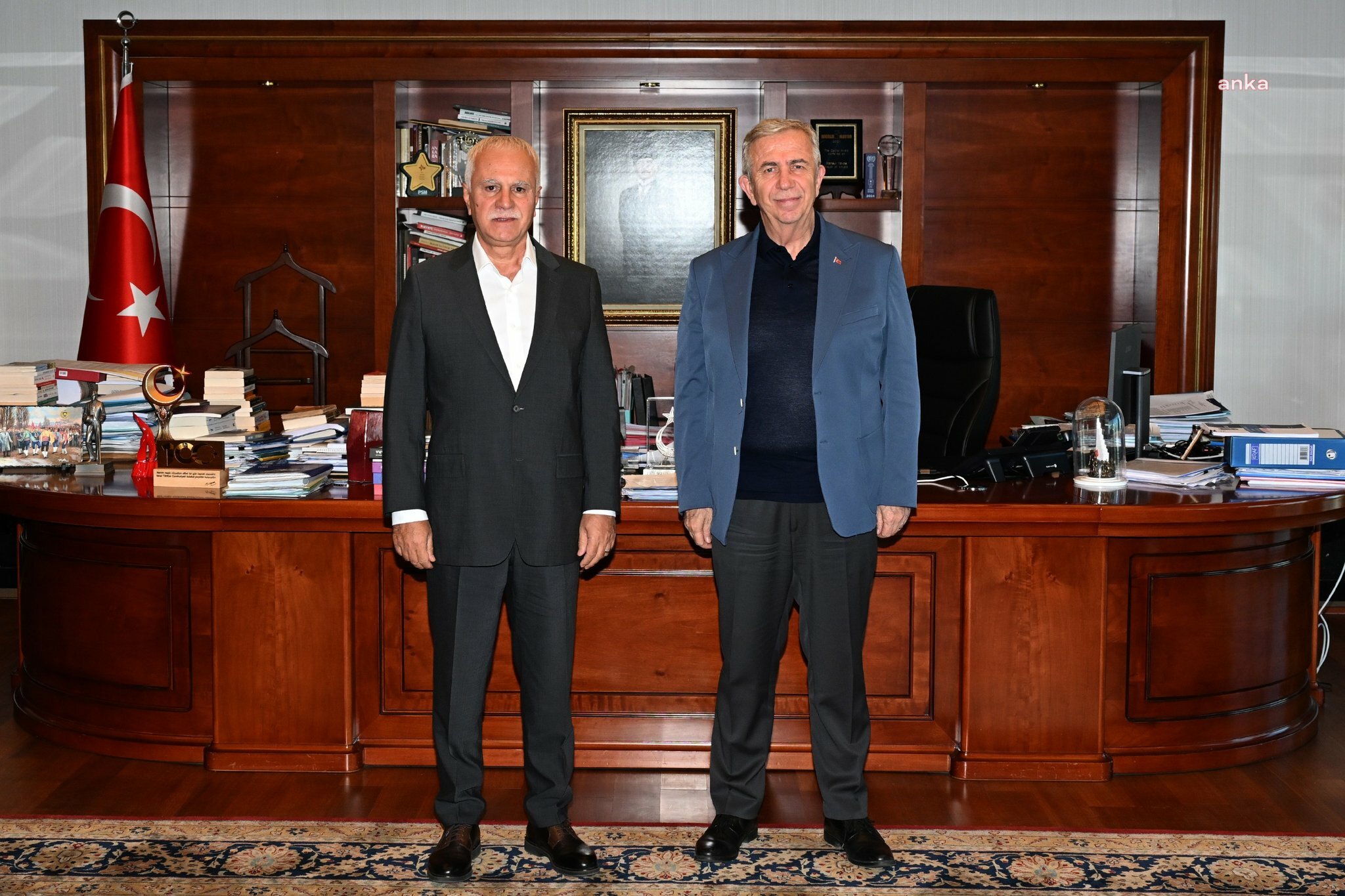 Koray Aydın'dan Mansur Yavaş'a ziyaret