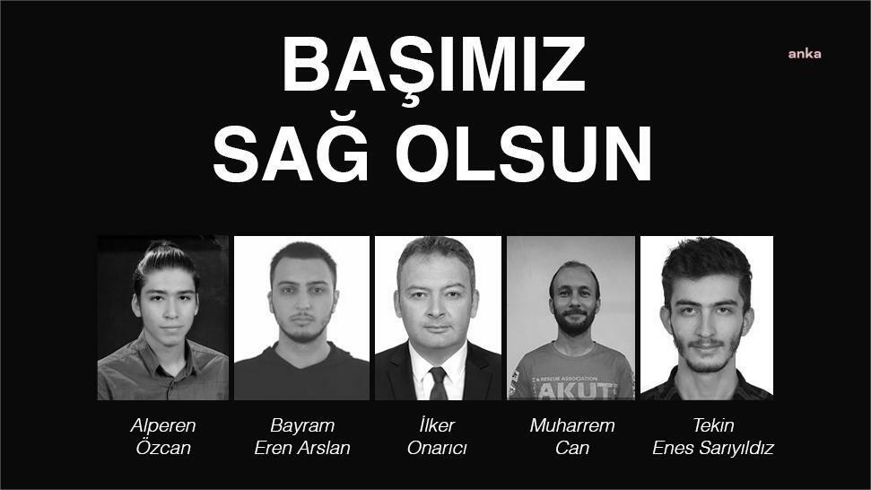 AKUT'tan Seyitgazi'deki yangında yaşamını yitiren 5 gönüllüsü için başsağlığı mesajı