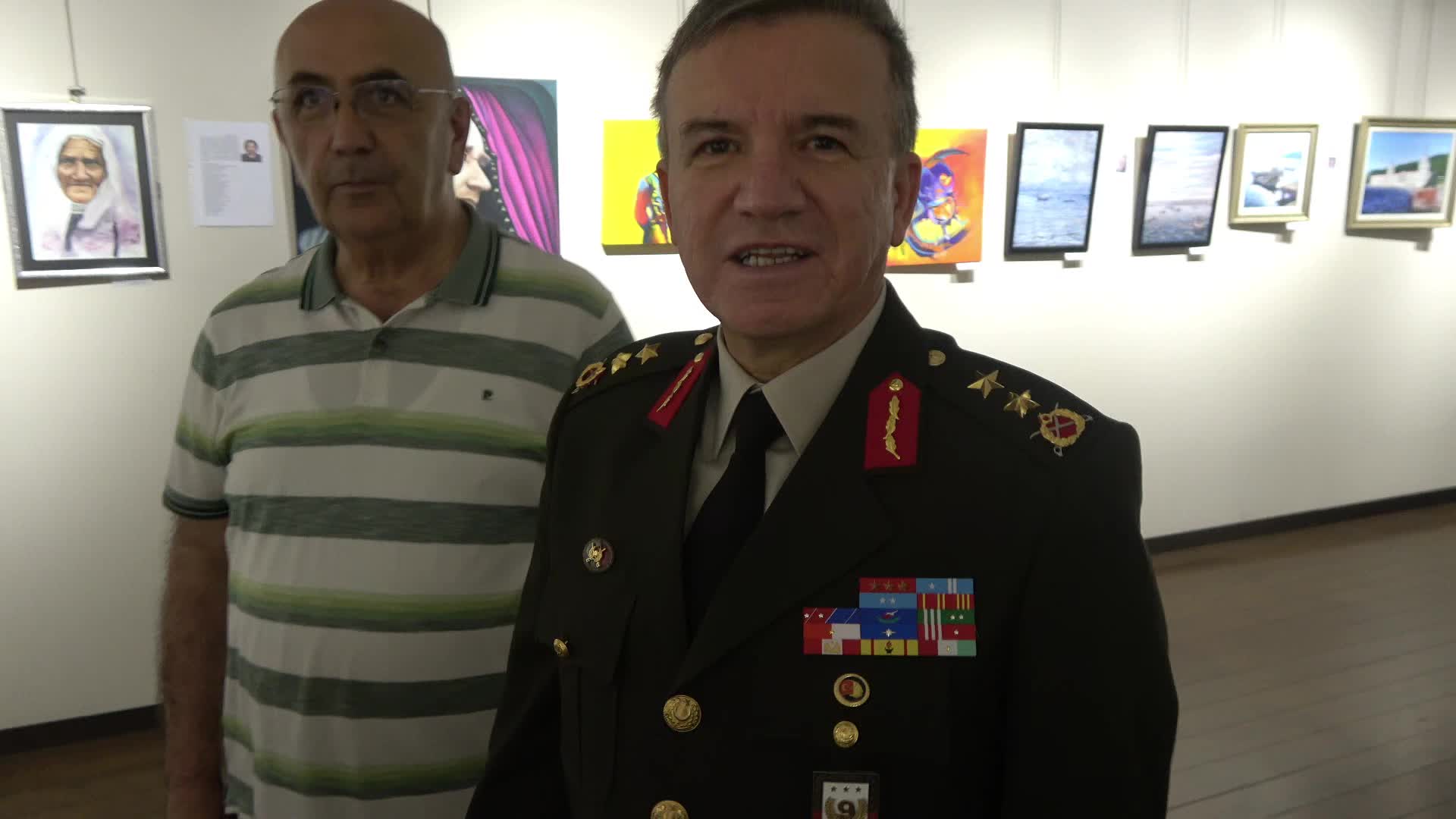 Asker ressamlardan Erzurum'da 23 Temmuz'a özel sergi
