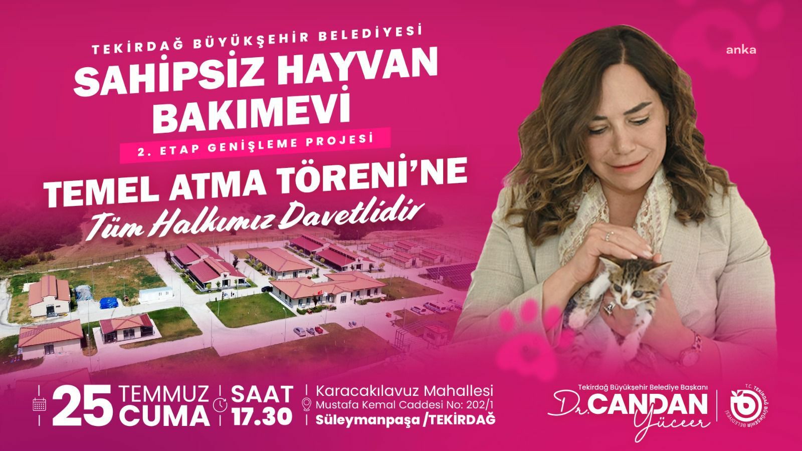 Tekirdağ’da sahipsiz canlara yeni yuva: Bakımevi genişletiliyor