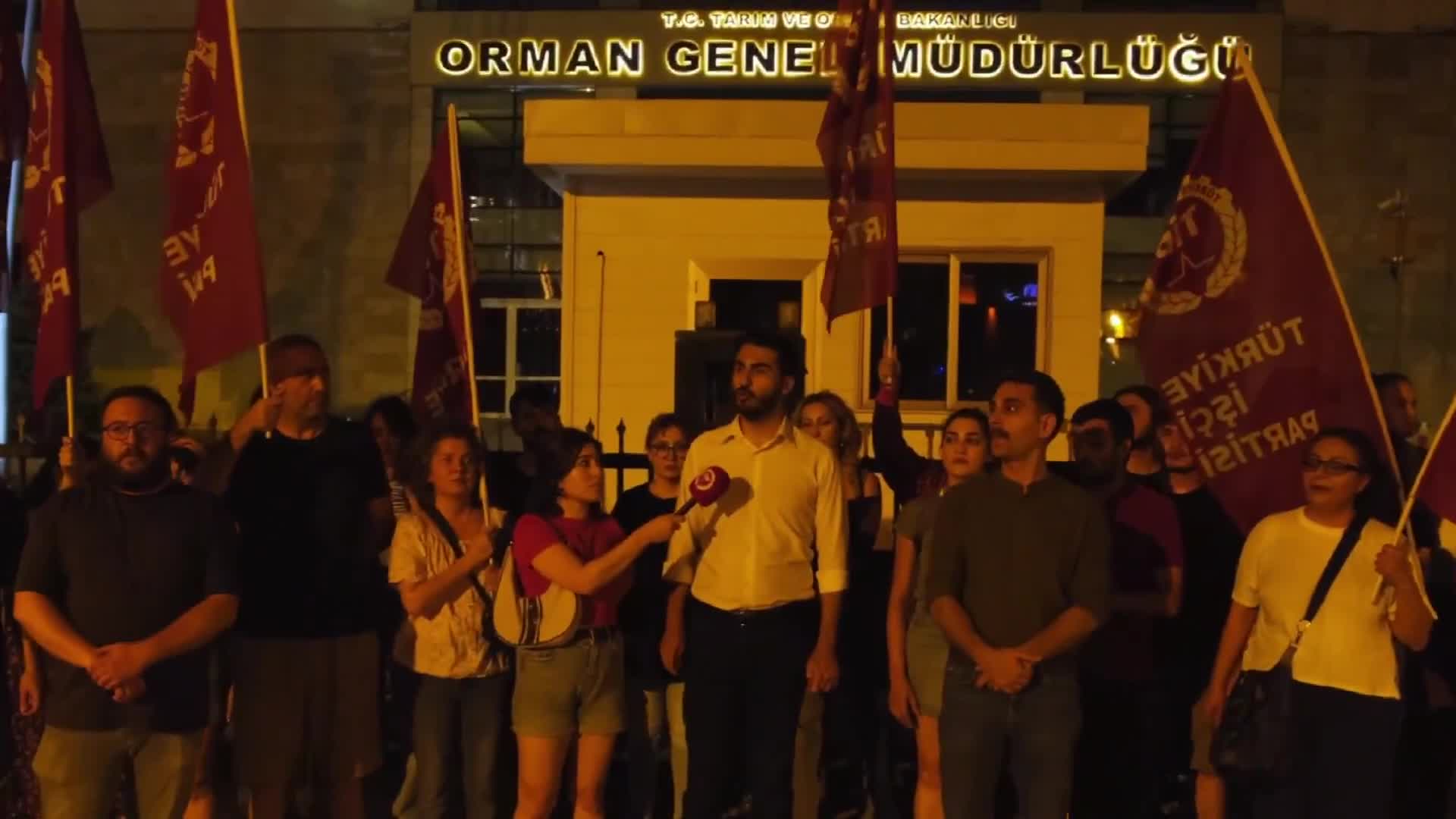 TİP Ankara İl Örgütü: "Beklenen bir orman yangınında yaşamını yitirenlere 'kaza', 'kader' diyemezsiniz. Kaderiniz batsın"