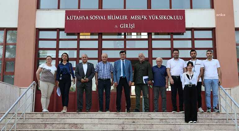 Kütahya Belediye Başkanı Kahveci'den, DPÜ Sosyal Bilimler Meslek Yüksekokulu’na ziyaret