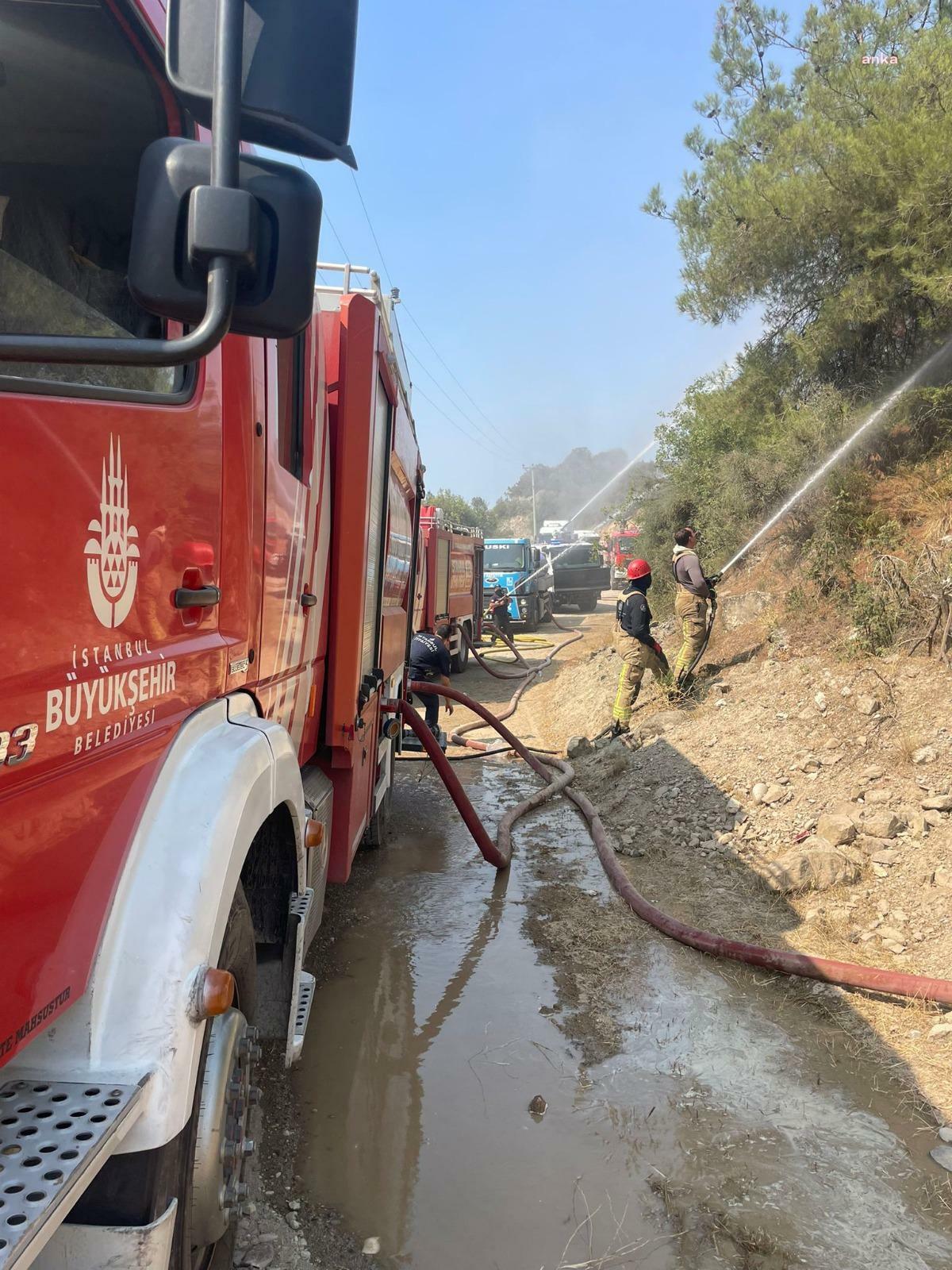 İBB Ekipleri Sakarya ve Bilecik’te orman yangınlarına müdahale desteğini sürdürüyor
