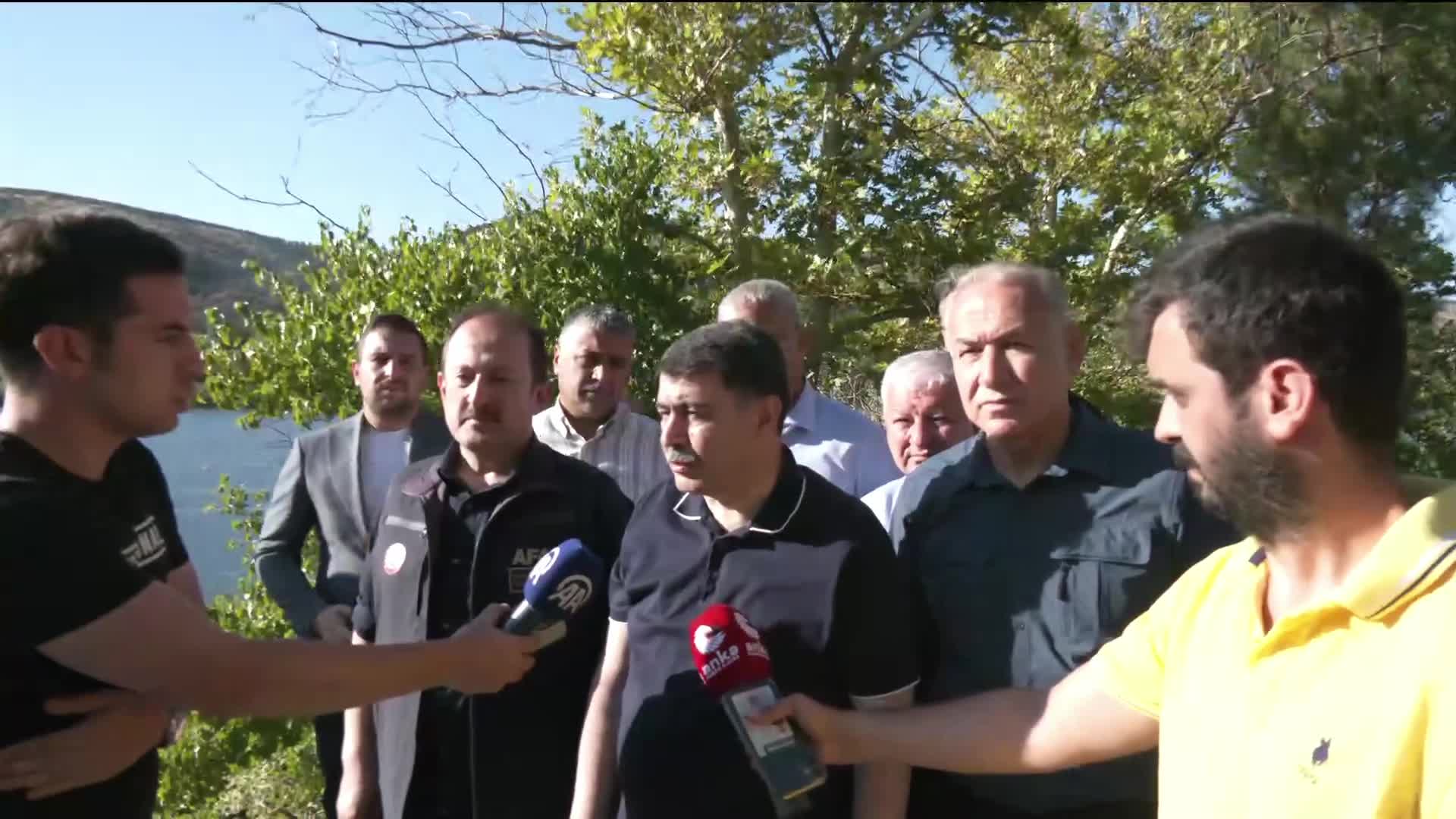 Ankara Eymir Ormanı'nda yangın...Ankara Valisi Vasip Şahin: 1-2 saat içerisinde tamamen kontrol altına alınmasını bekliyoruz