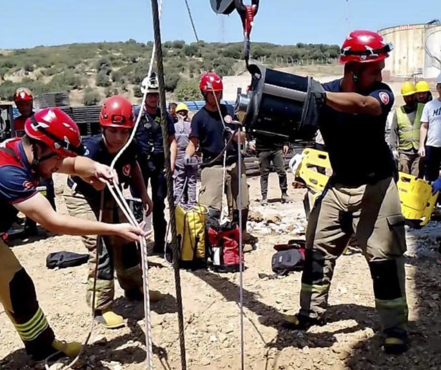 İzmir İtfaiyesi, Aliağa'da kuyuya düşen yurttaşı kurtardı