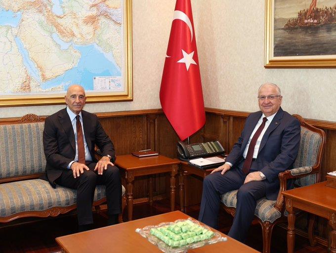 Milli Savunma Bakanı Güler, ABD’nin Ankara Büyükelçisi Barrack’ı kabul etti