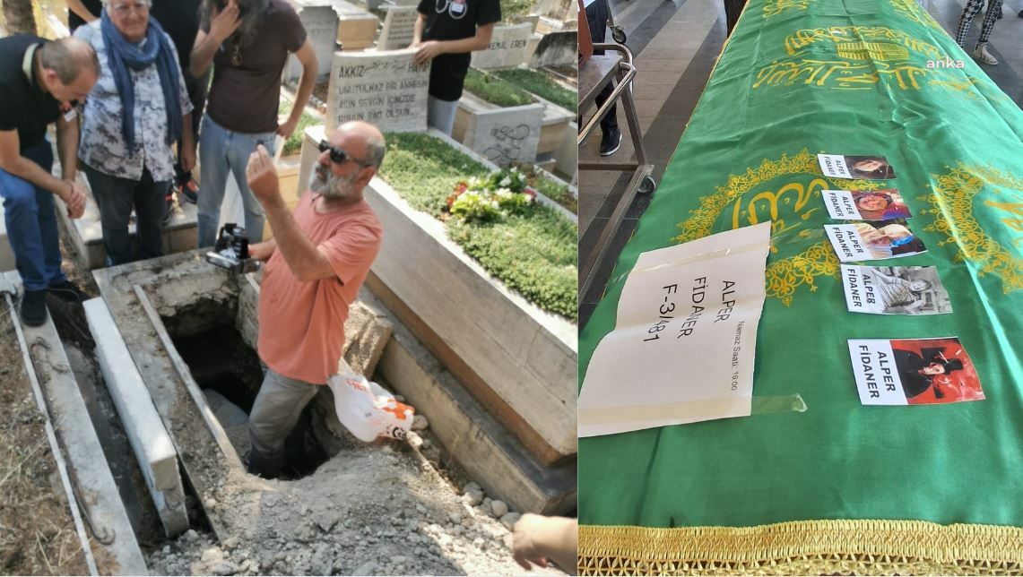 Alper Fidaner son yolculuğuna fotoğraf makinesiyle uğurlandı