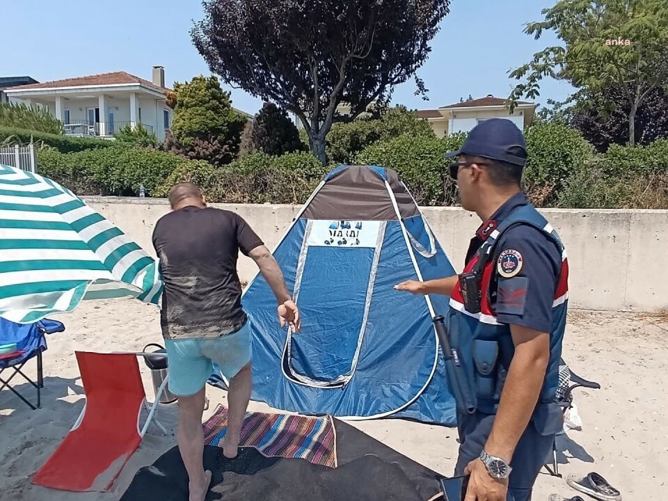 Silivri Belediyesi'nden izinsiz çadır ve mangal kullanımına müdahale