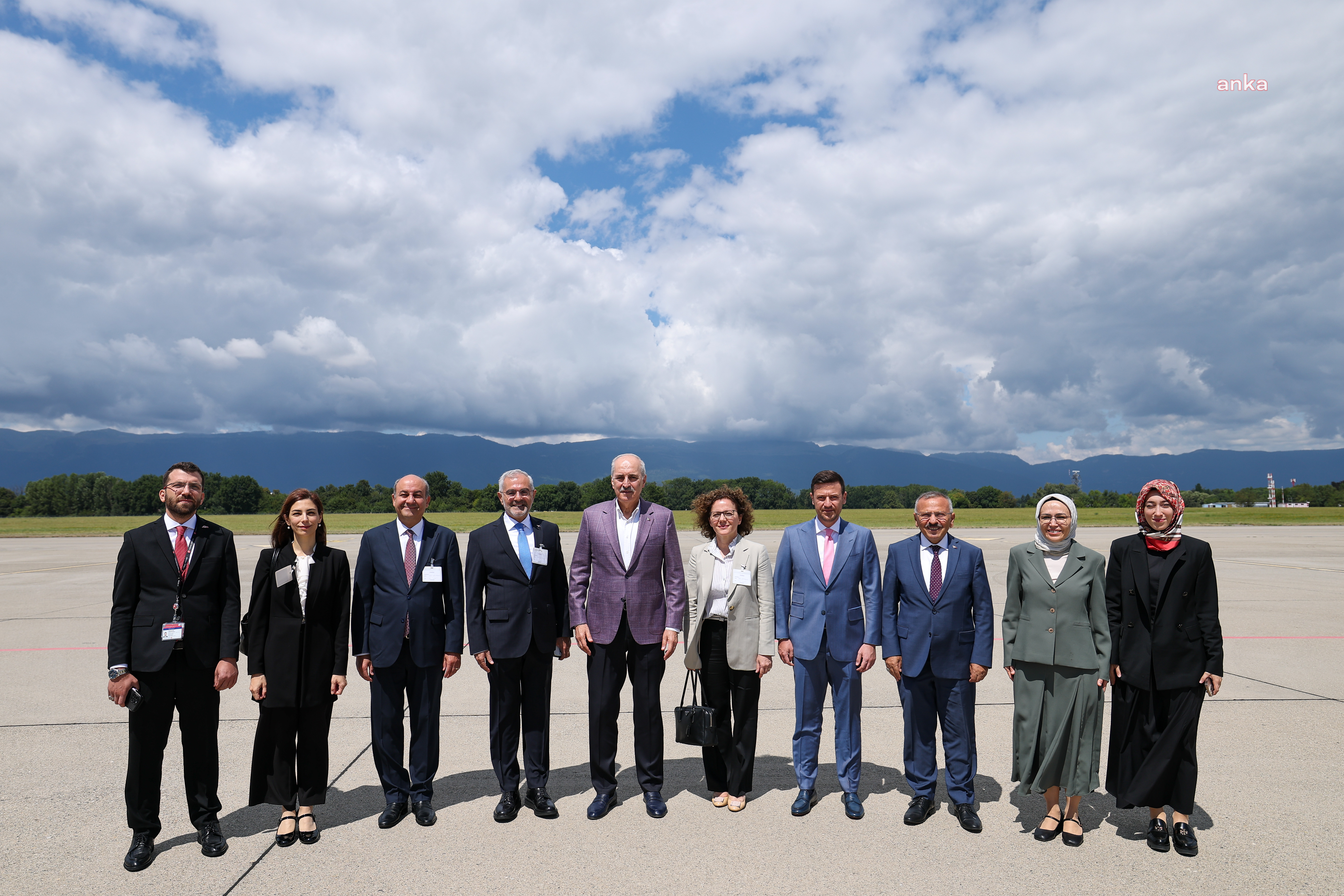 TBMM Başkanı Kurtulmuş, 6'ncı Dünya Parlamento Başkanları Konferansı'na katılmak üzere Cenevre'ye gitti