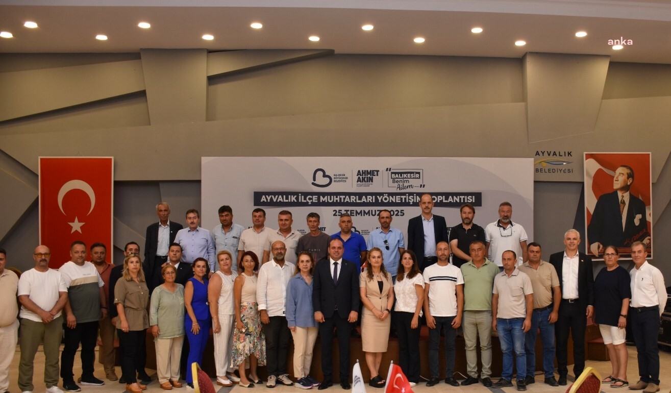 Balıkesir Büyükşehir Belediyesi, Ayvalık’ta muhtarları dinledi