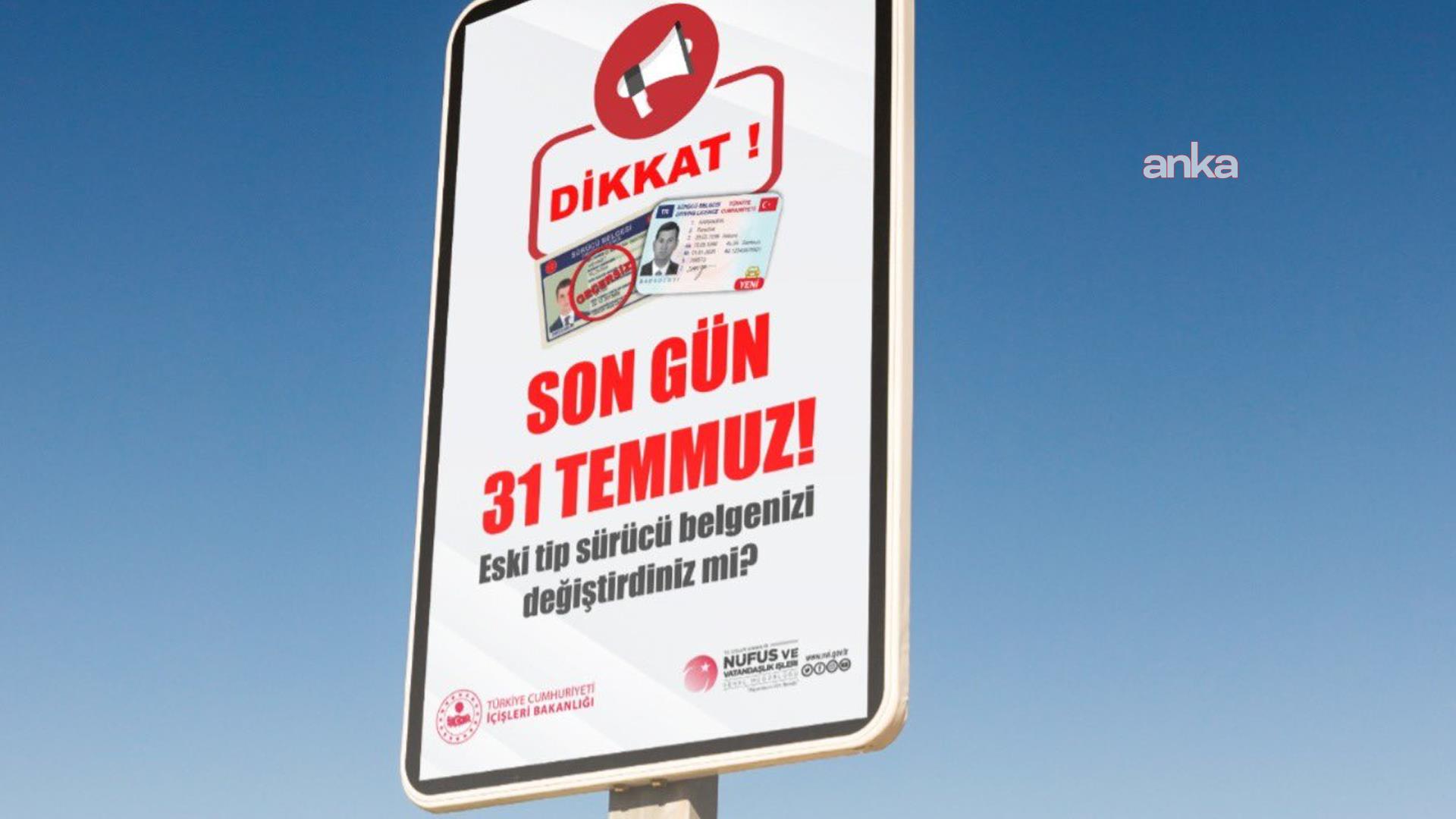 Ehliyetlerin yenilenme süresi yarın sona eriyor