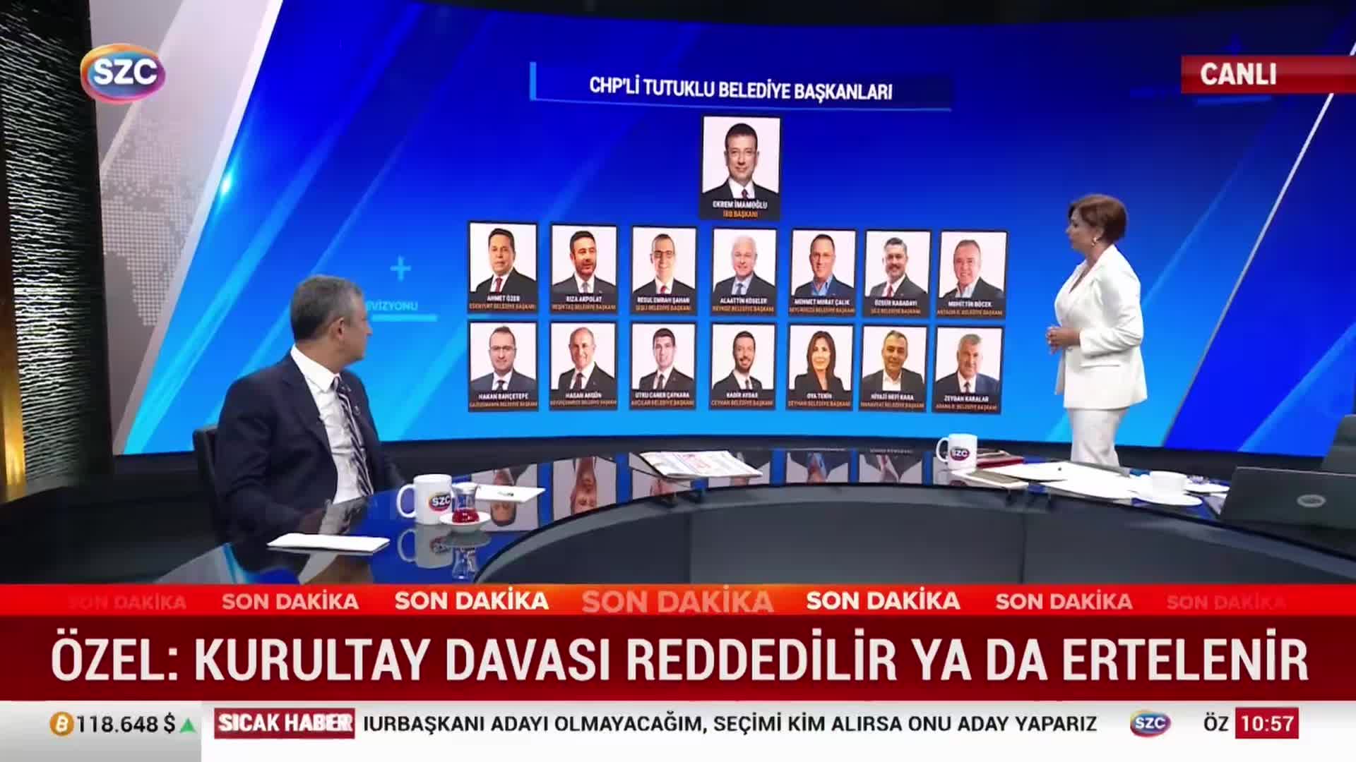 Özgür Özel SZC TV canlı yayınında konuştu:  “CHP, İmralı’ya heyet yollamaz”