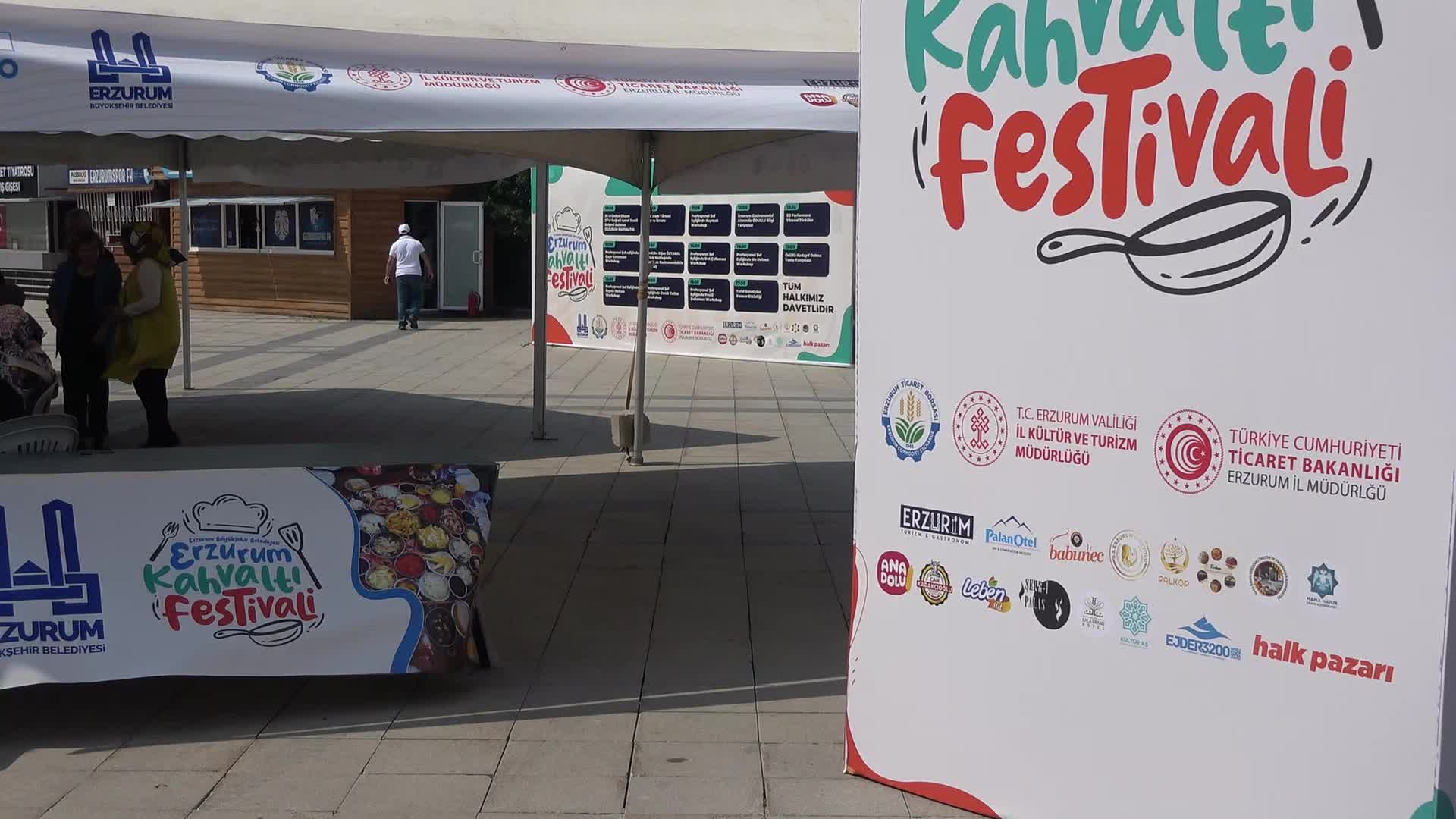 Erzurum'da kahvaltı festivali düzenlendi