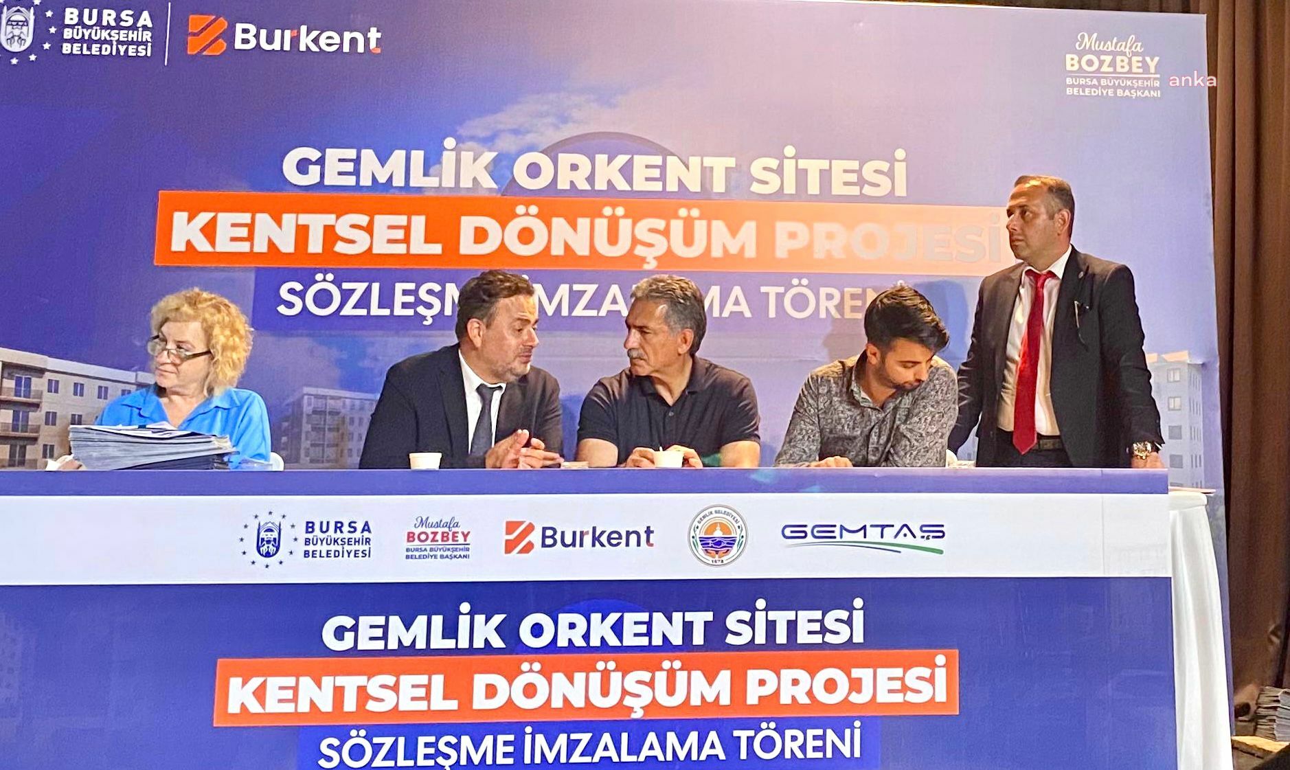 Gemlik'te Orkent Sitesi için imzalar atıldı