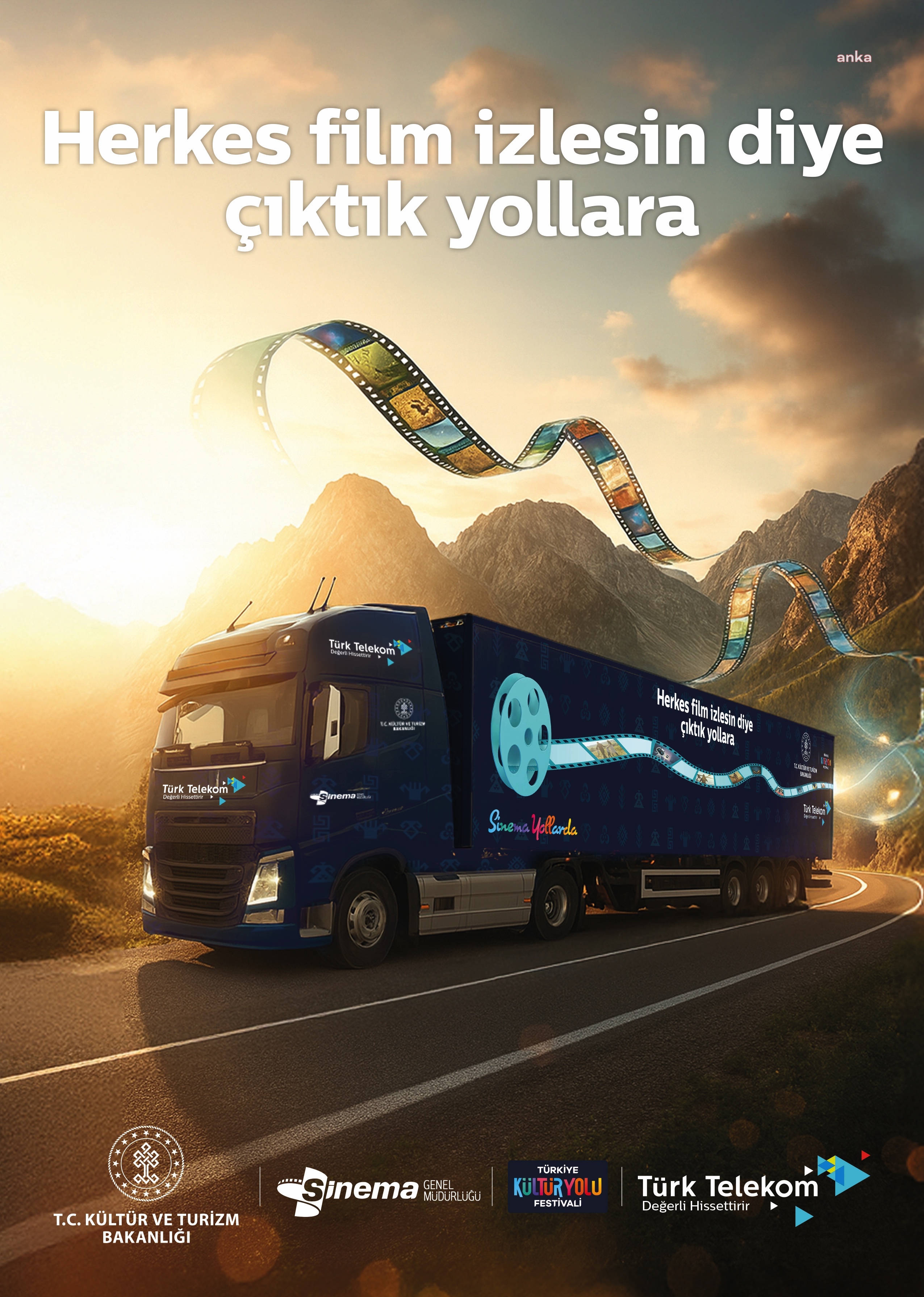 Kültür ve Turizm Bakanlığı ve Türk Telekom’la “Sinema Yollarda”