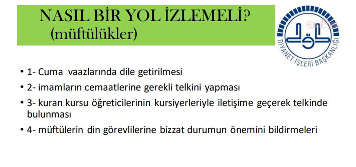 MEB'DEN “SEÇMELİ DERS” HUTBESİ