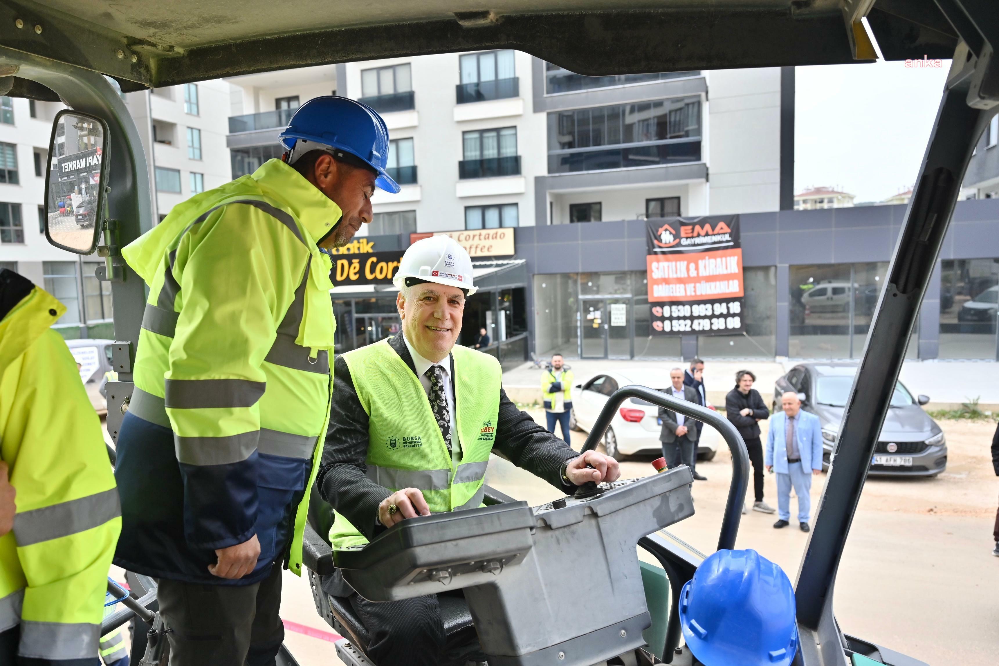 Bursa Büyükşehir Belediyesi, kırsalda yol kalitesini artırıyor