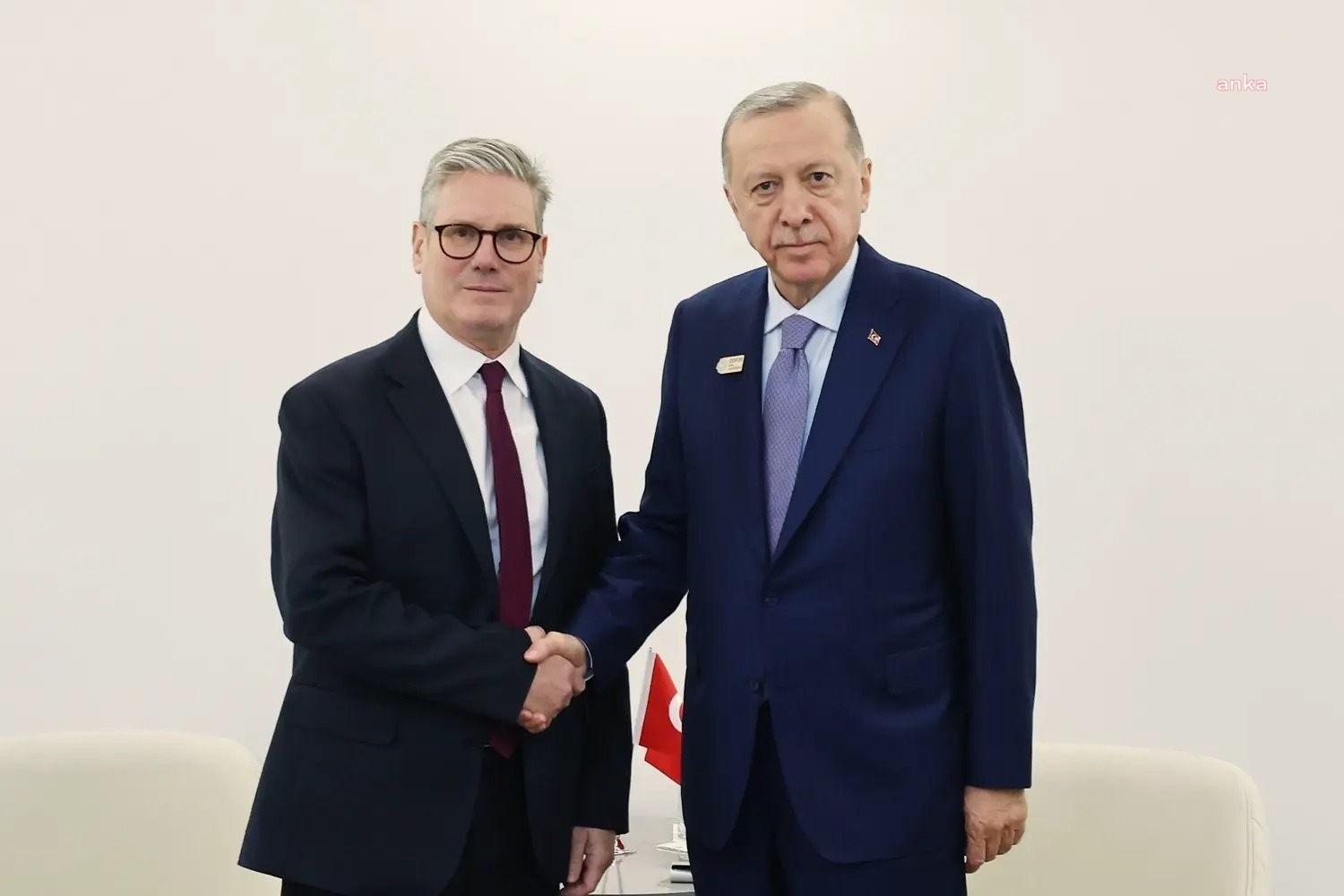 Cumhurbaşkanı Erdoğan, İngiltere Başbakanı Keir Starmer ile telefonda görüştü