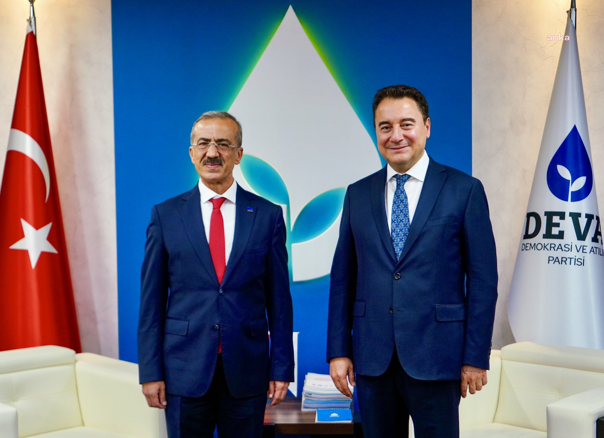 Babacan, Millet Partisi heyetini ağırladı