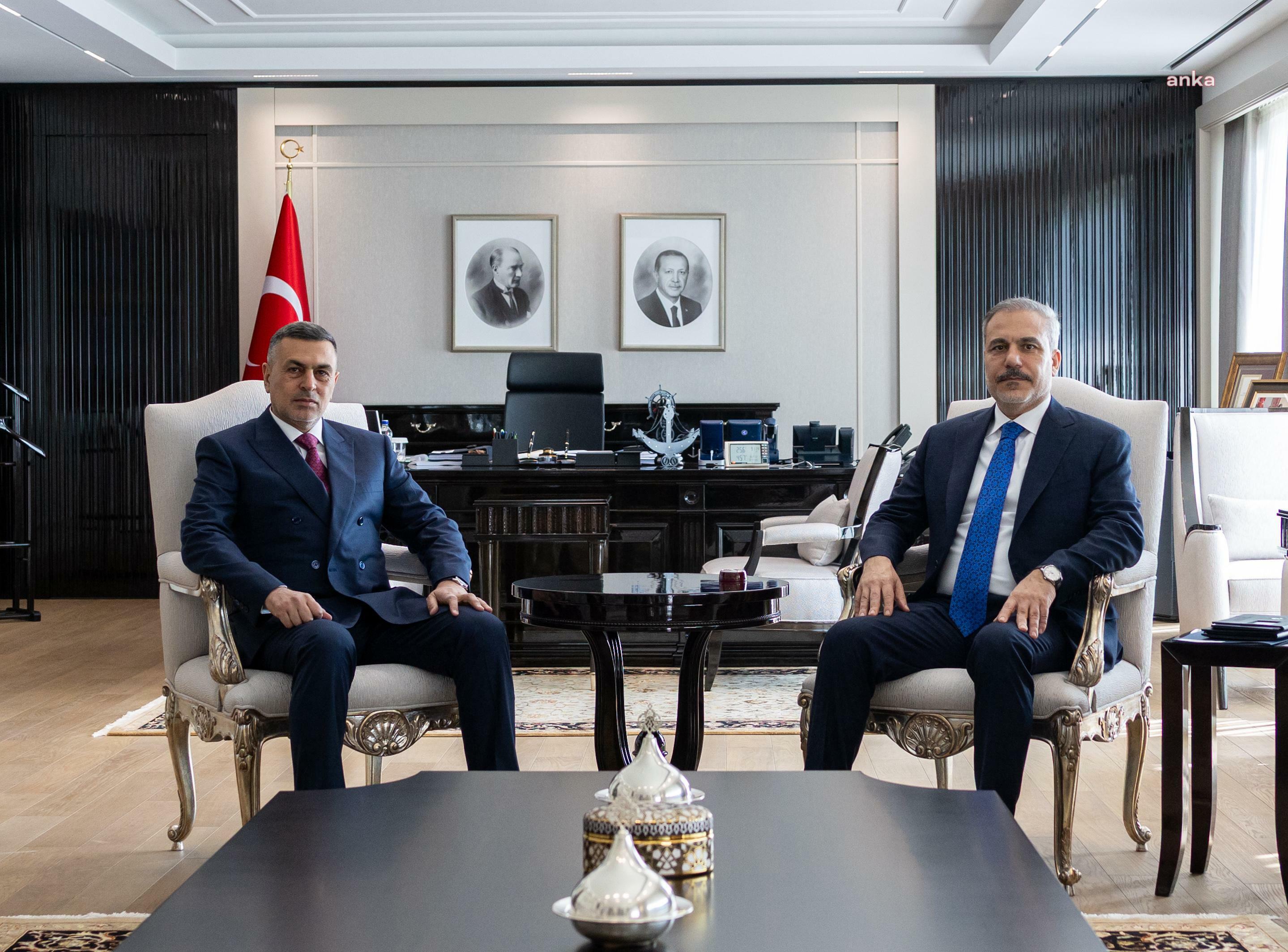 Dışişleri Bakanı Fidan, Basra Valisi Eydani ile Ankara'da görüştü