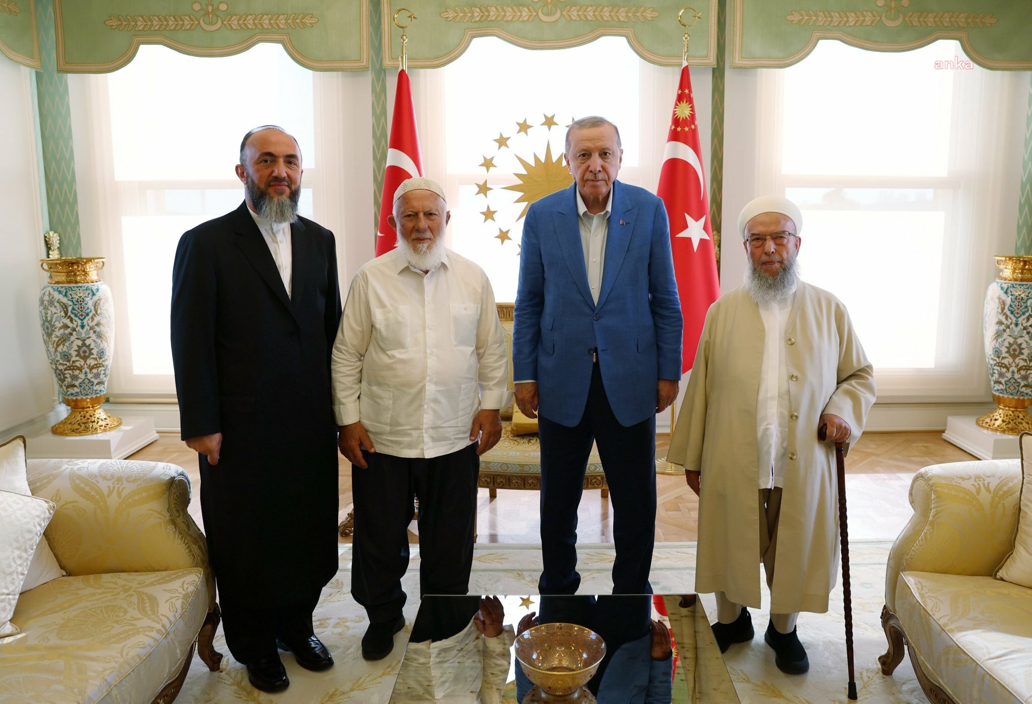 İsmailağa Cemaati'nden Cumhurbaşkanı Erdoğan'a ziyaret