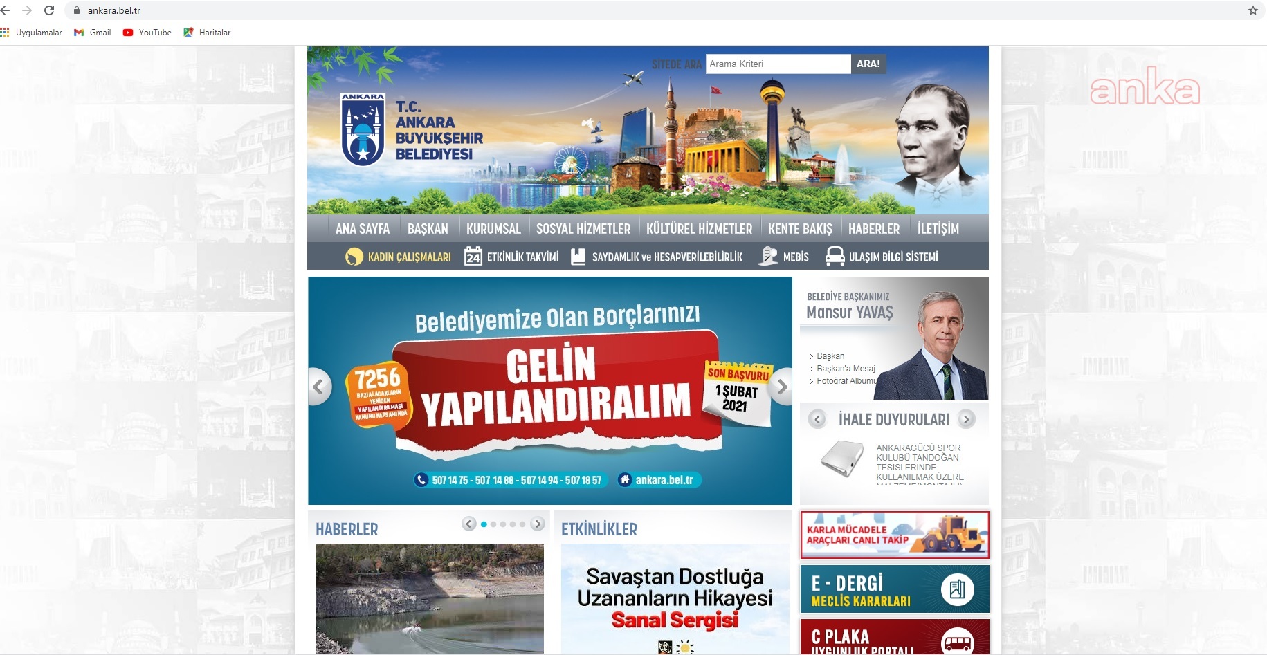 ANKARA BÜYÜKŞEHİR'DEN YAPILANDIRMA ÇAĞRISI