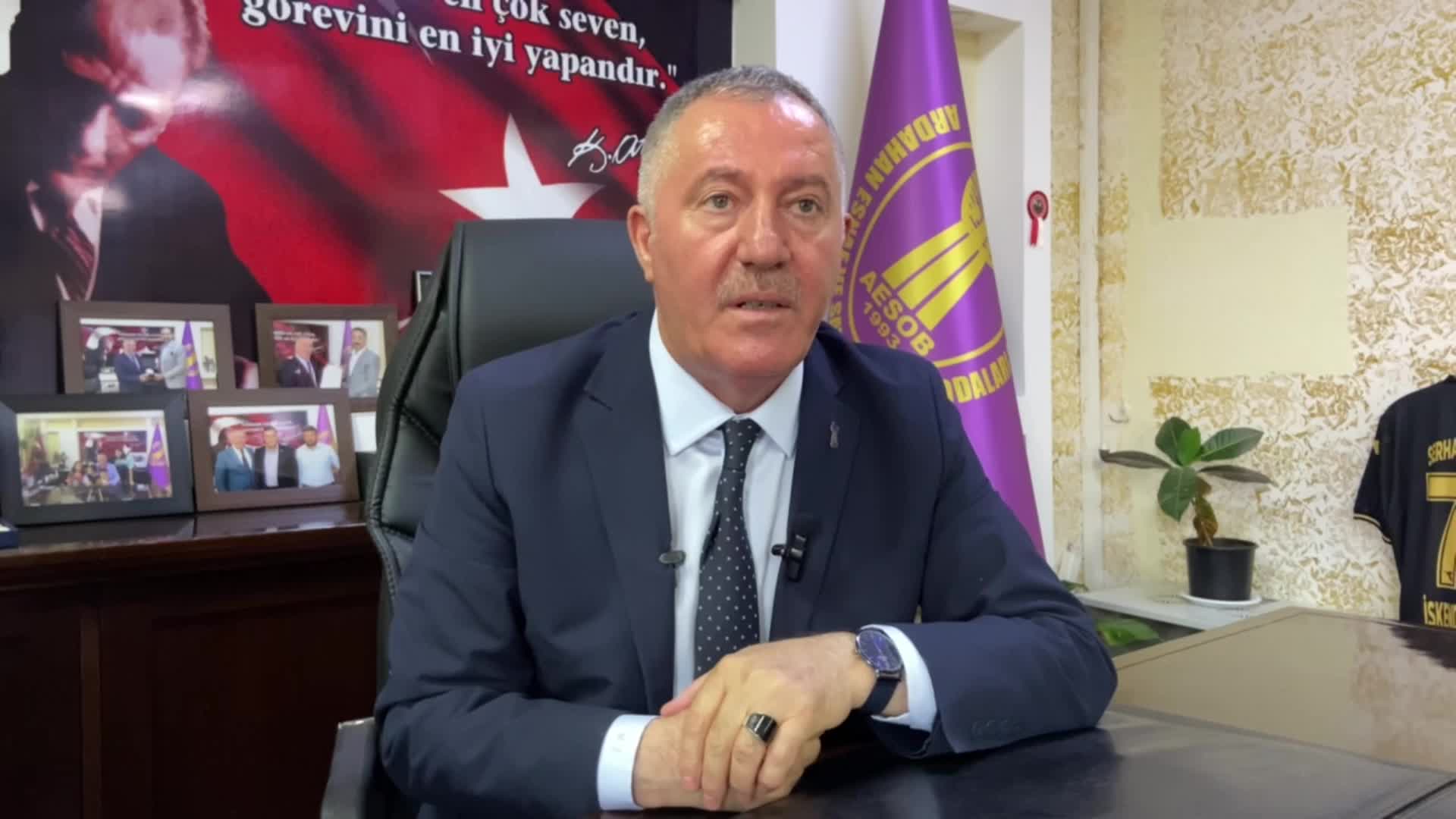 Ardahan Esnaf ve Sanatkarlar Odaları Birliği Başkanı Alihanoğlu: Şap hastalığı nedeniyle zor günler geçiren çiftçinin kredi borçları ertelenmeli