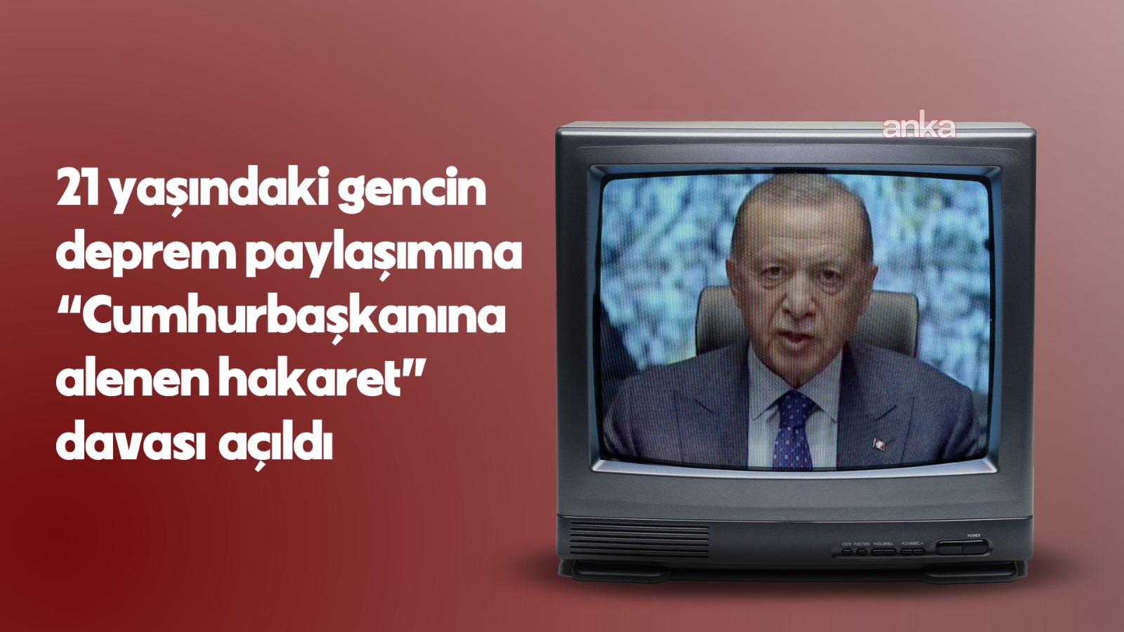 21 yaşındaki gence "Cumhurbaşkanına alenen hakaret" davası