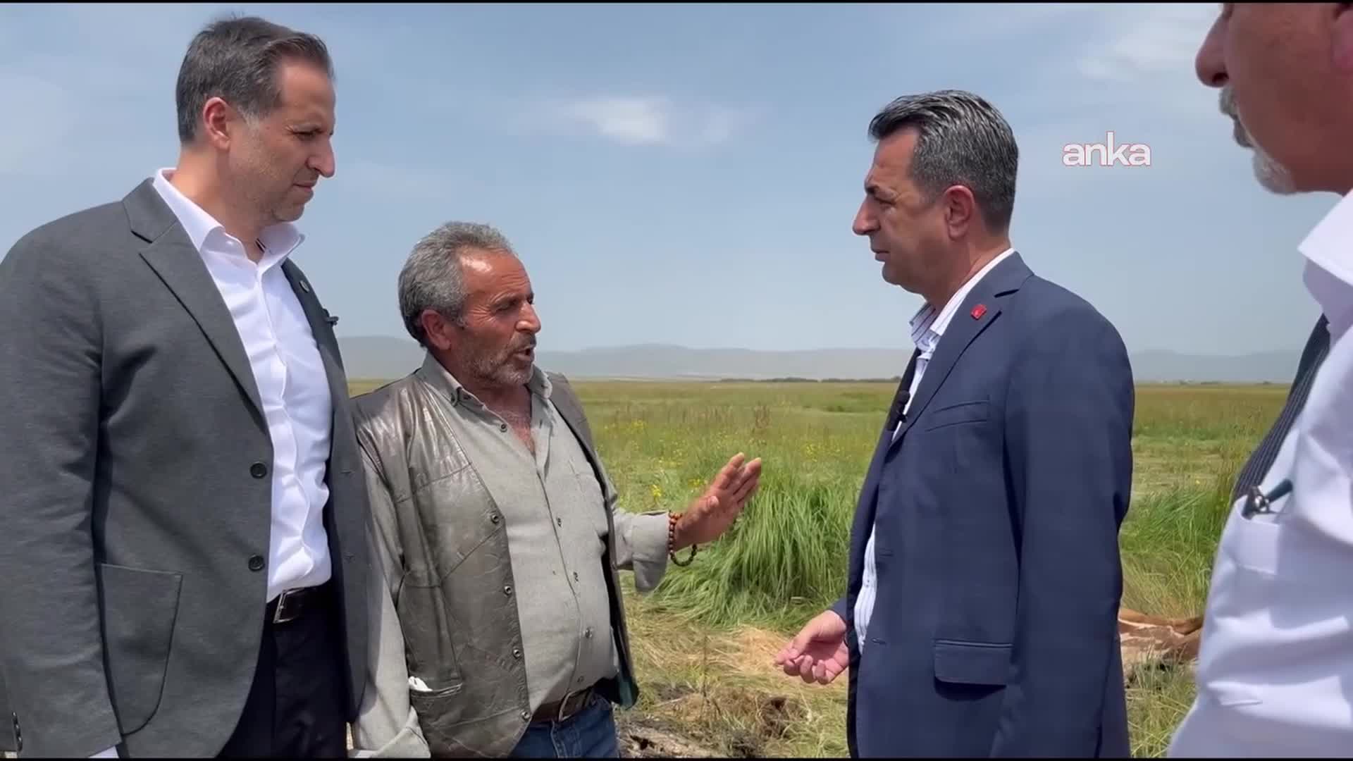 CHP heyeti, Ardahan'da çiftçilerle bir araya geldi... Erhan Adem: “Şap hastalığı hayvancılığı bitirdi, devlet sahada yok”