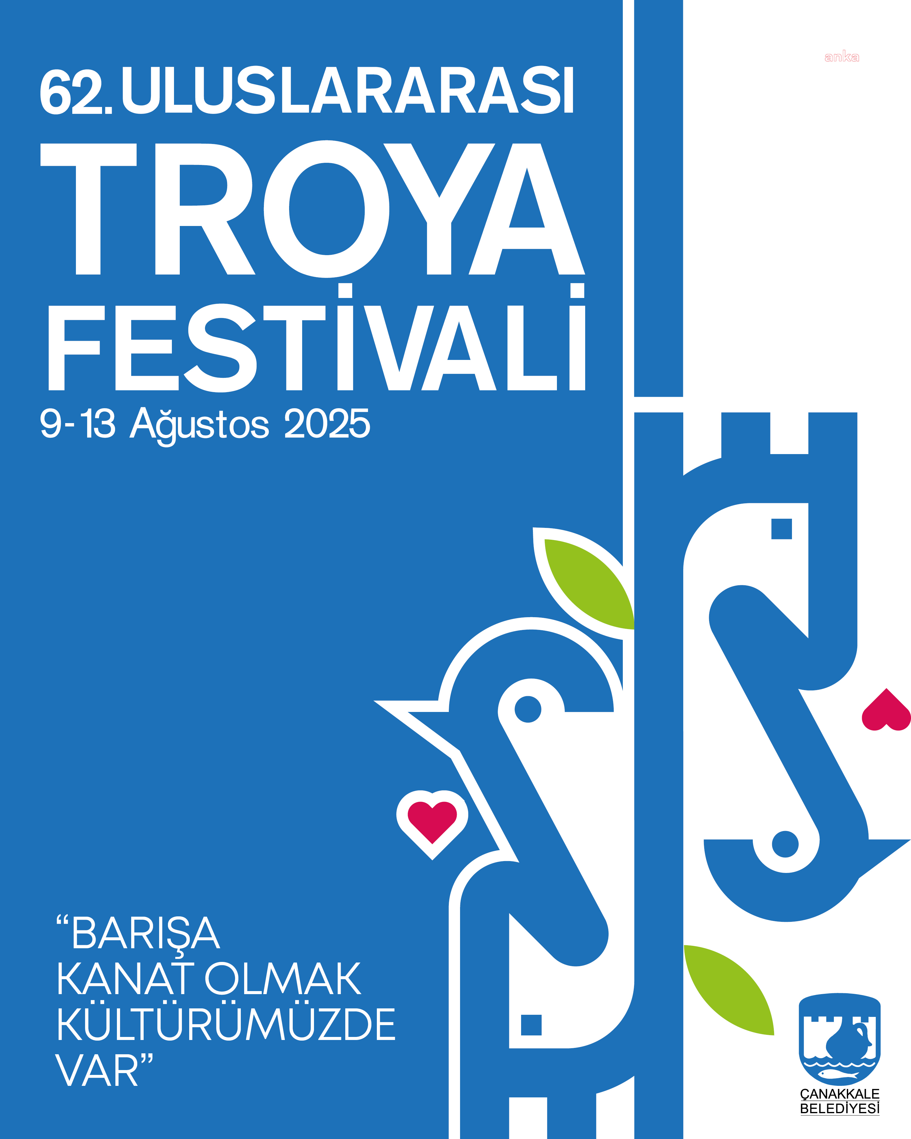 Çanakkale 62. Uluslararası Troya Festivali başlıyor