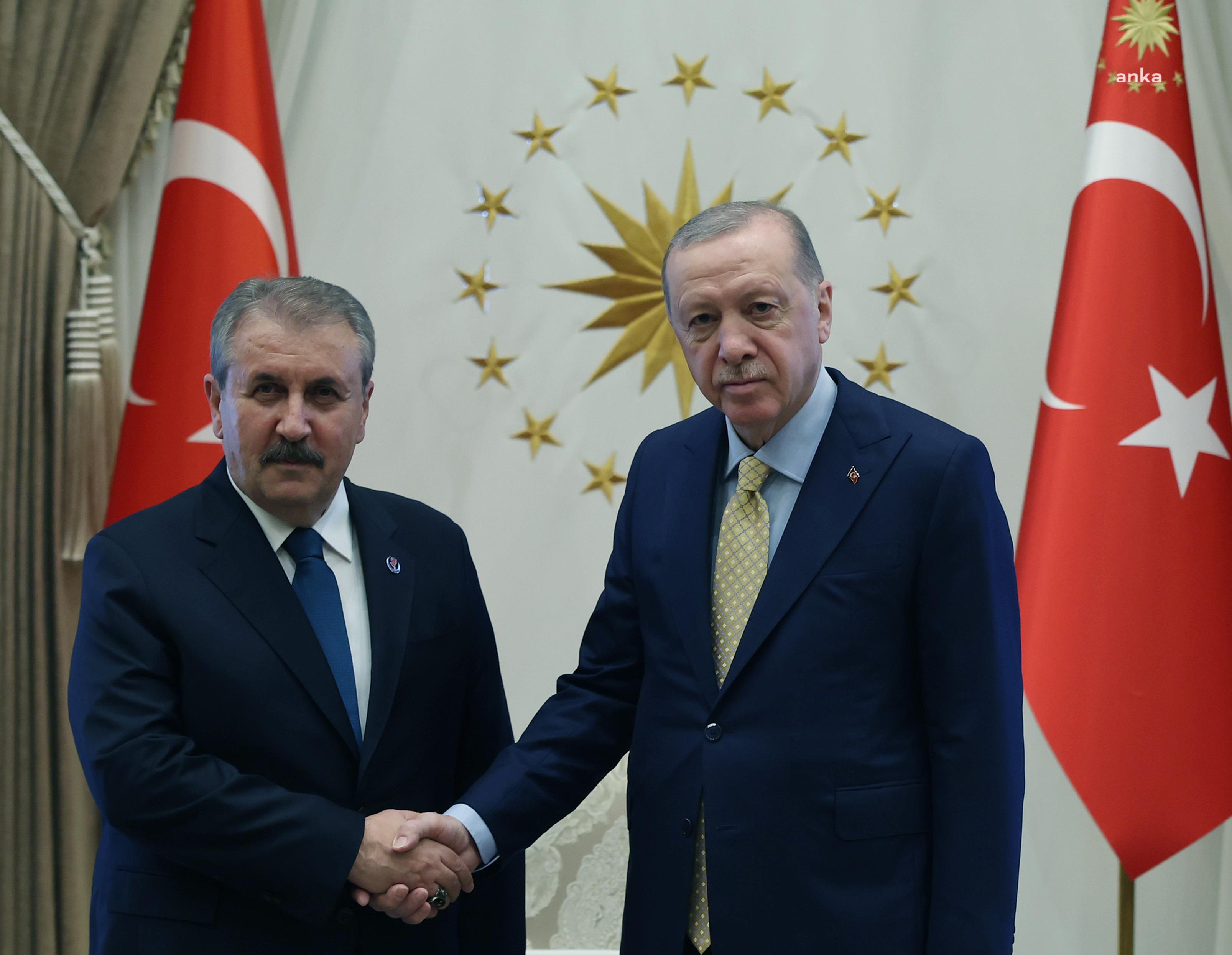 Cumhurbaşkanı Erdoğan, BBP Genel Başkanı Destici'yi kabul etti